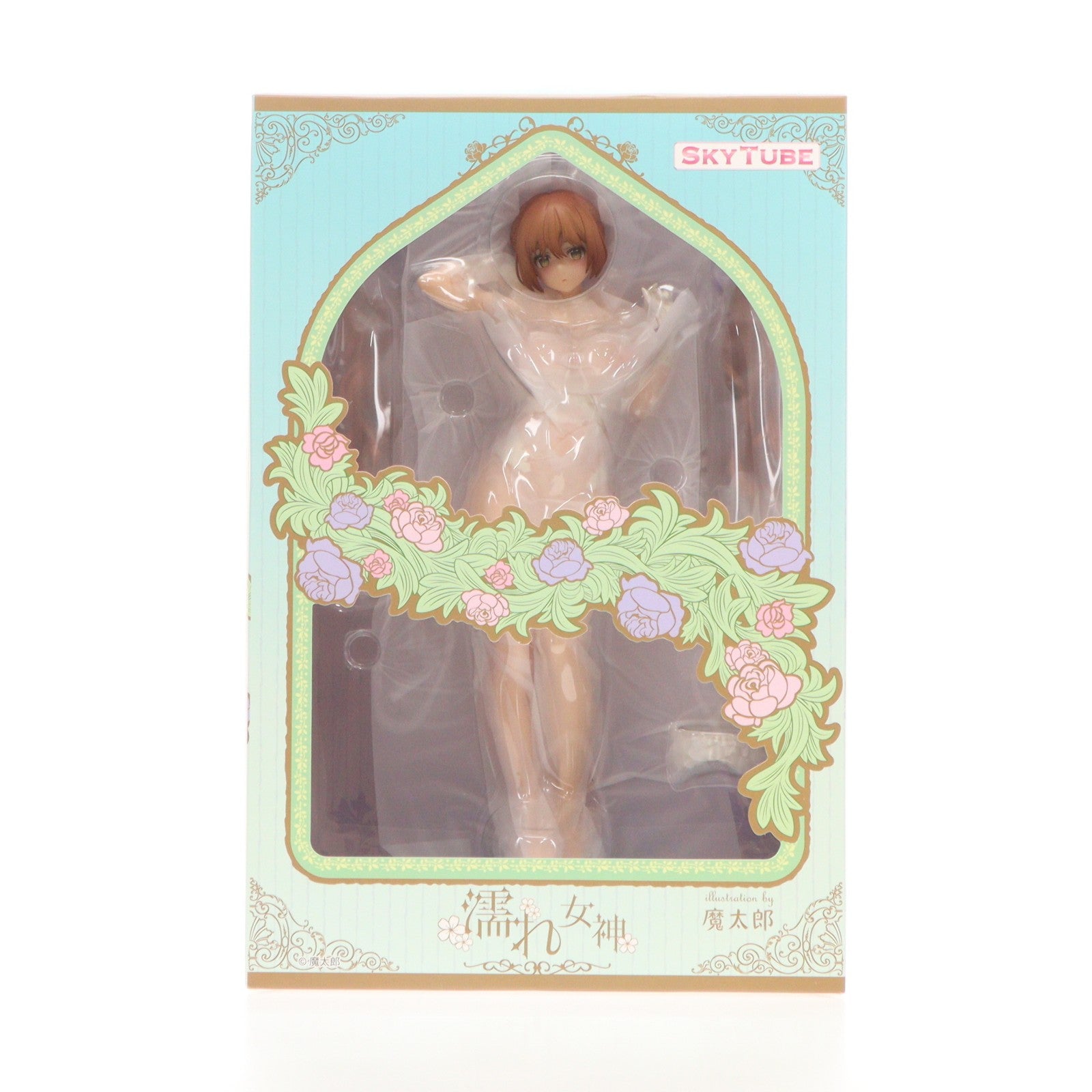 【中古即納】[FIG] ポストカード無し 濡れ女神 illustration by 魔太郎 1/6 完成品 フィギュア(AX-1150) SkyTube(スカイチューブ)(20230112)