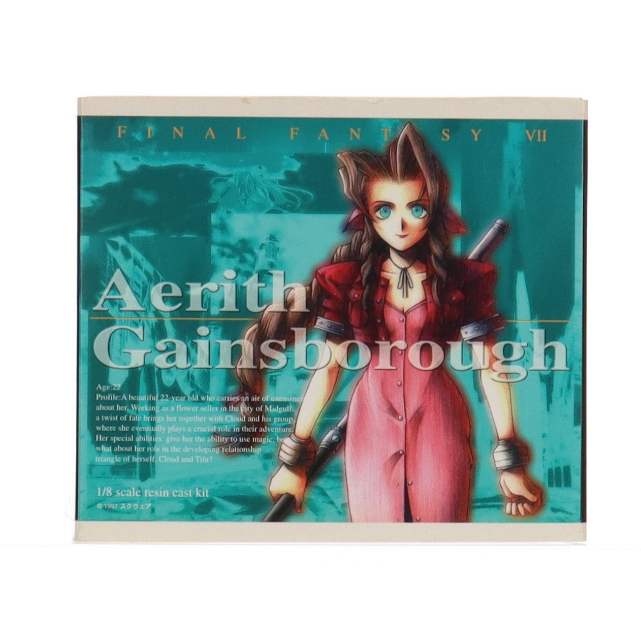【中古即納】[FIG] エアリス・ゲインズブール FINAL FANTASY VII(ファイナルファンタジー7) 1/8 レジンキャストキット フィギュア(FF-03) コトブキヤ(19980930)