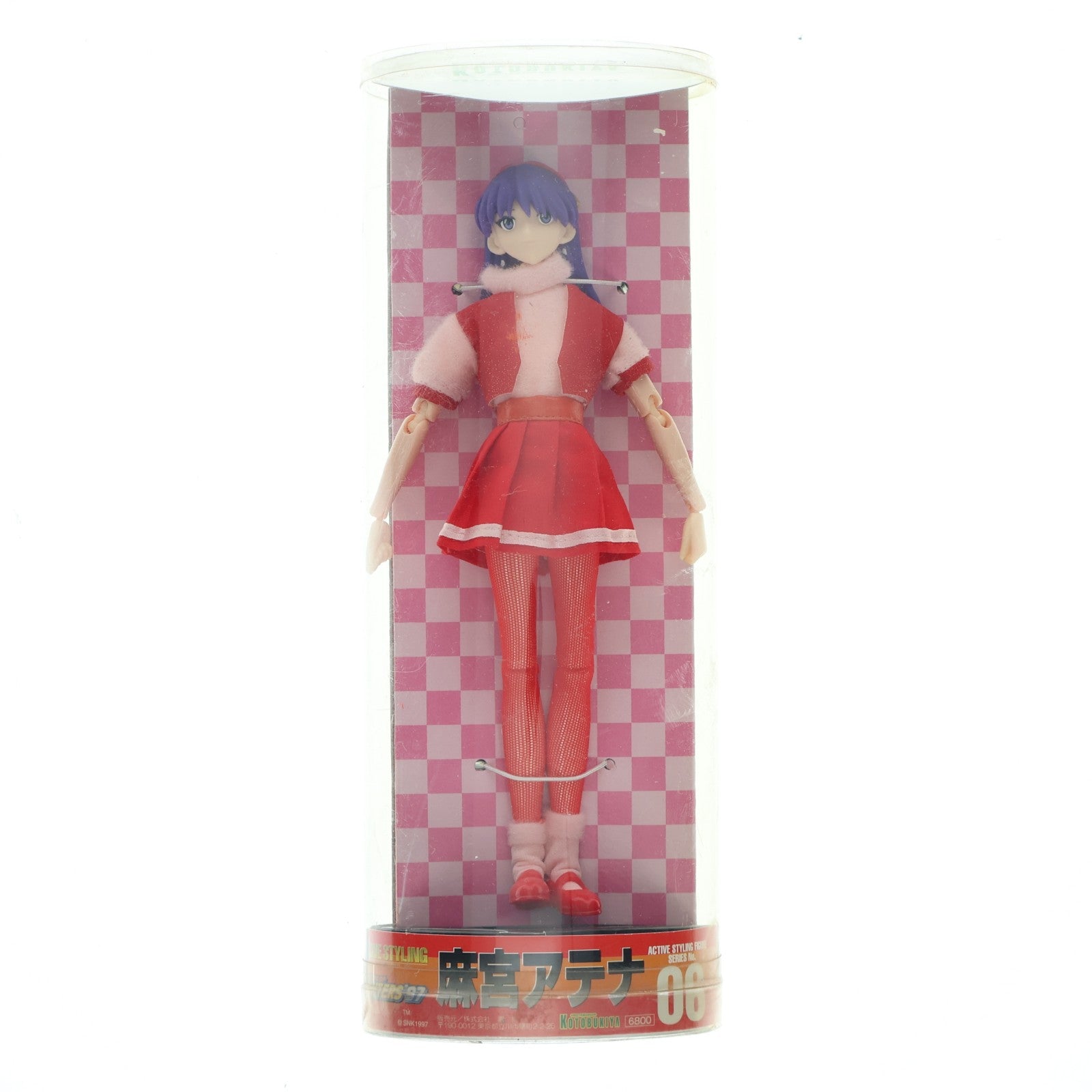 【中古即納】[FIG] アクティブスタイリングフィギュアシリーズ No.06 麻宮アテナ(あさみやあてな) THE KING OF FIGHTERS 完成品 可動フィギュア(AF-6) コトブキヤ(19980430)
