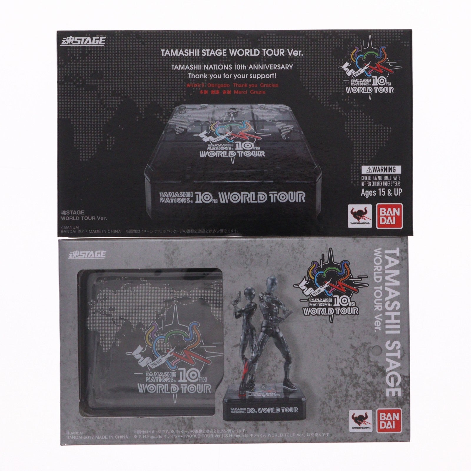 【中古即納】[FIG] 魂ウェブ商店限定 魂STAGE(魂ステージ) WORLD TOUR Ver. 抽選販売品 フィギュア用アクセサリ バンダイ(20170831)