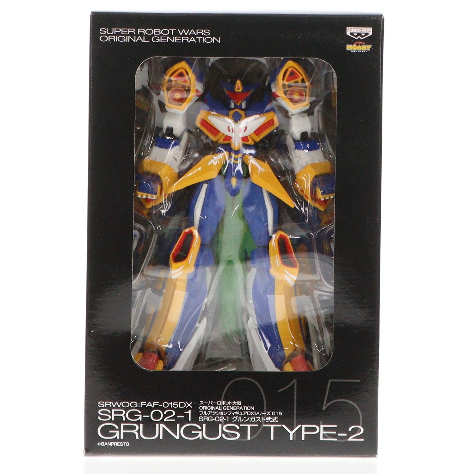 【中古即納】[FIG] フルアクションフィギュアDXシリーズ SRG-02-1 グルンガスト弐式 スーパーロボット大戦OG ORIGINAL GENERATIONS(オリジナルジェネレーションズ) 完成品 可動フィギュア 電撃ホビーマガジン誌上通販限定(FAF-015DX) バンプレスト(20050815)