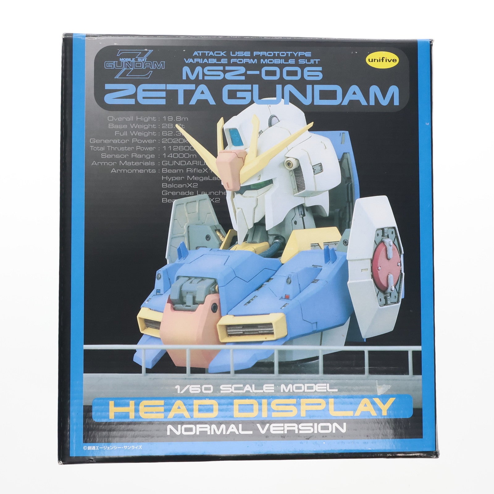 【中古即納】[FIG] 1/60 MSZ-006 Zガンダム ヘッドディスプレイ ノーマルカラー版 機動戦士Zガンダム 完成品 フィギュア バンプレスト(20050131)