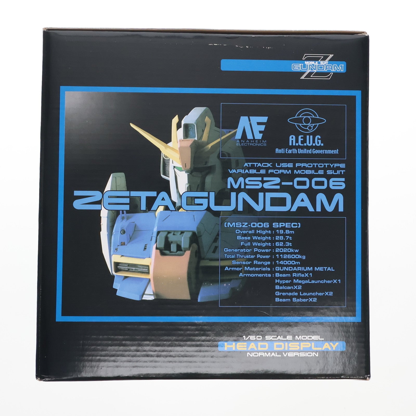 【中古即納】[FIG] 1/60 MSZ-006 Zガンダム ヘッドディスプレイ ノーマルカラー版 機動戦士Zガンダム 完成品 フィギュア バンプレスト(20050131)