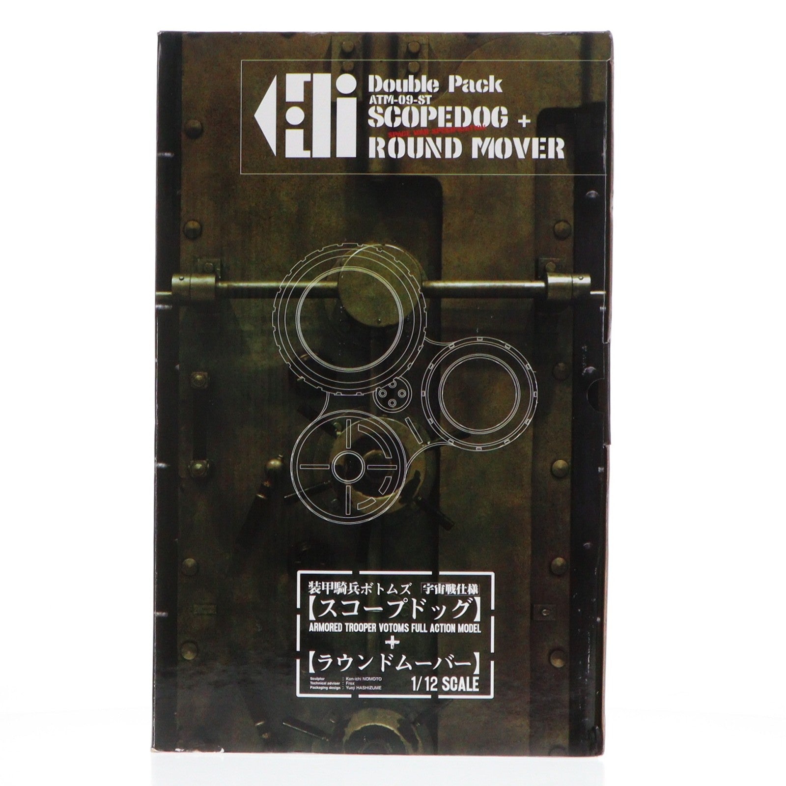 【中古即納】[FIG] スコープドッグ&ラウンドムーバー 宇宙戦仕様 装甲騎兵ボトムズ 1/12 完成品 可動フィギュア YAMATO(やまと)(20060530)