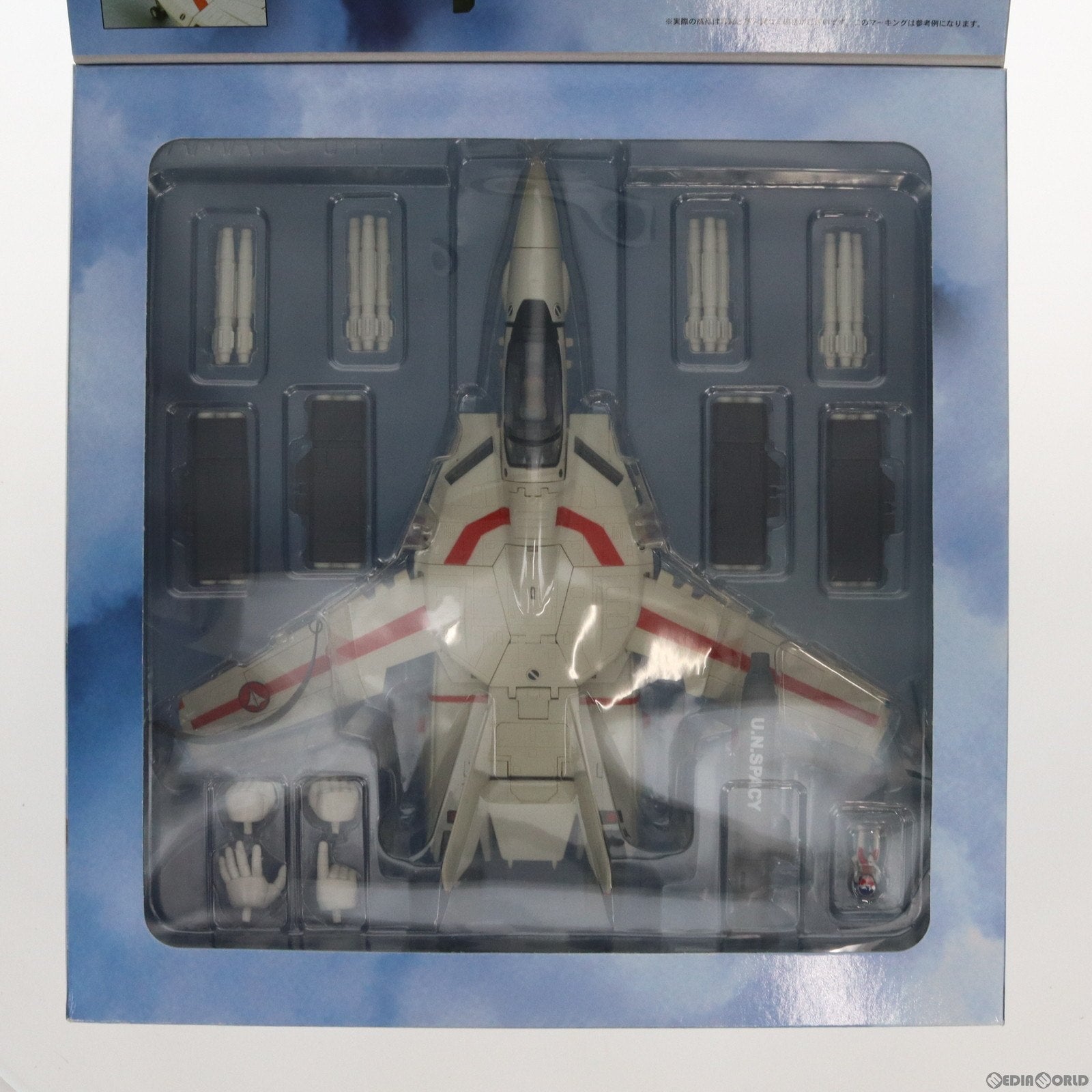 【中古即納】[FIG] 完全変形 1/48 VF-1J 一条輝機 「超時空要塞マクロス」 フィギュア YAMATO(やまと)(20101031)