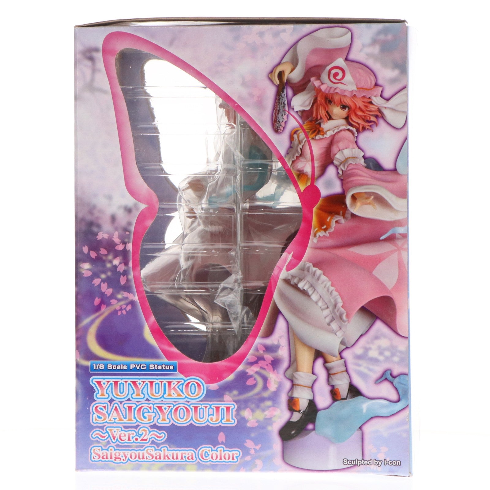 【中古即納】[FIG] 西行寺幽々子(さいぎょうじゆゆこ) ～Ver.2～ 西行桜カラー 東方Project 1/8 完成品 フィギュア ワンダーフェスティバル2012夏限定 グリフォンエンタープライズ(20120731)