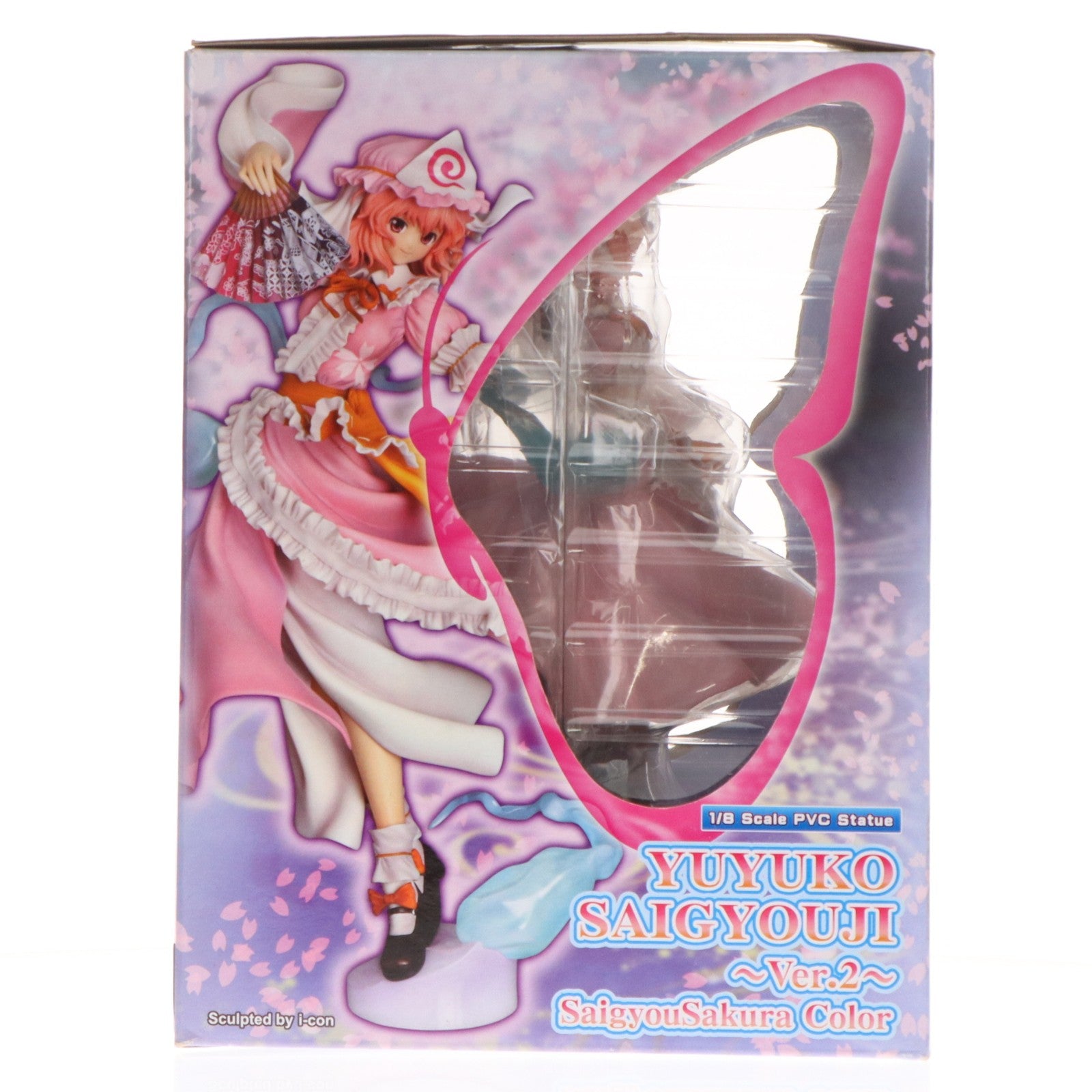 【中古即納】[FIG] 西行寺幽々子(さいぎょうじゆゆこ) ～Ver.2～ 西行桜カラー 東方Project 1/8 完成品 フィギュア ワンダーフェスティバル2012夏限定 グリフォンエンタープライズ(20120731)