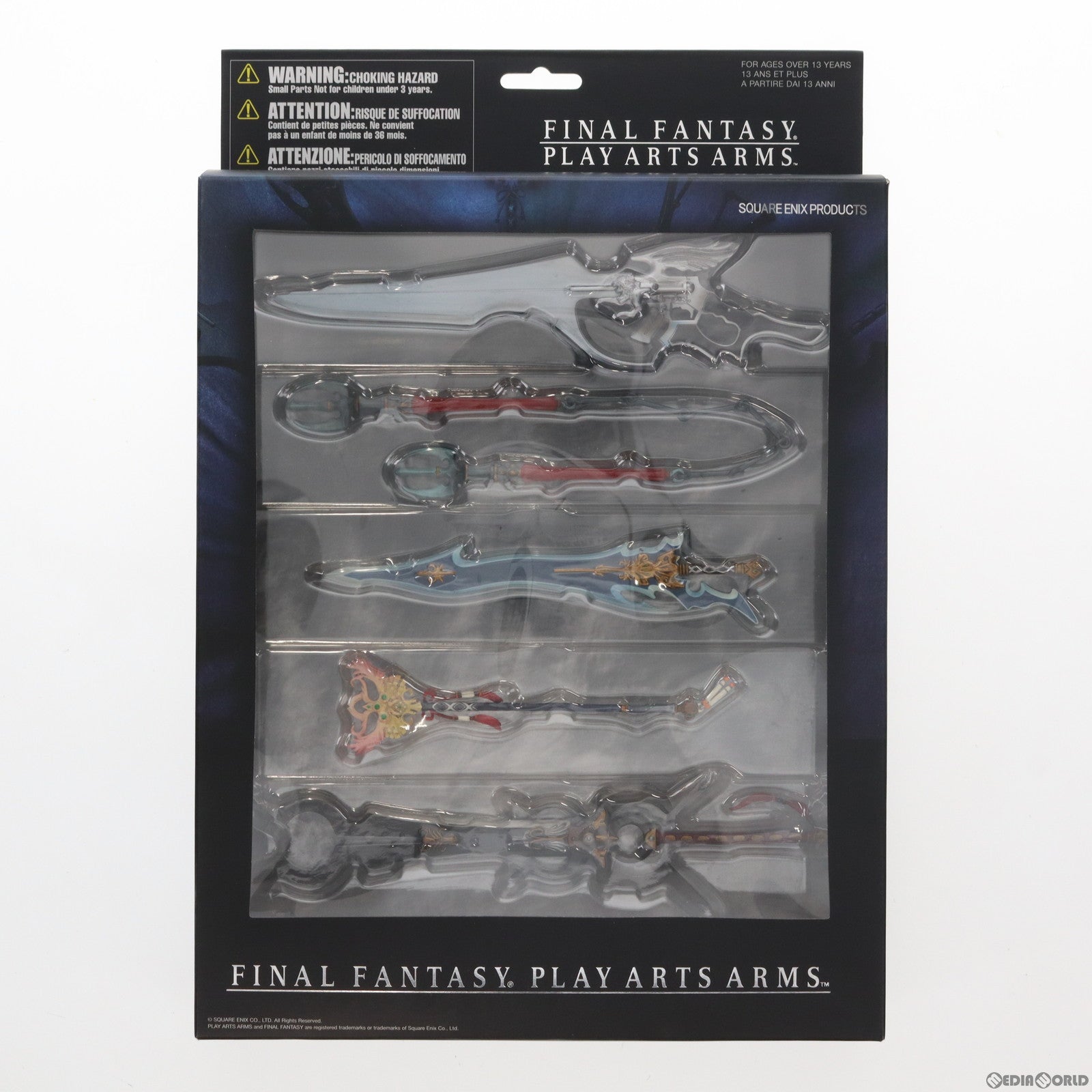 【中古即納】[FIG] PLAY ARTS ARMS(プレイアーツアームズ) ウェポンセット Vol.01(5本セット) FINAL FANTASY(ファイナルファンタジー) 完成品 フィギュア用アクセサリ スクウェア・エニックス(20090106)