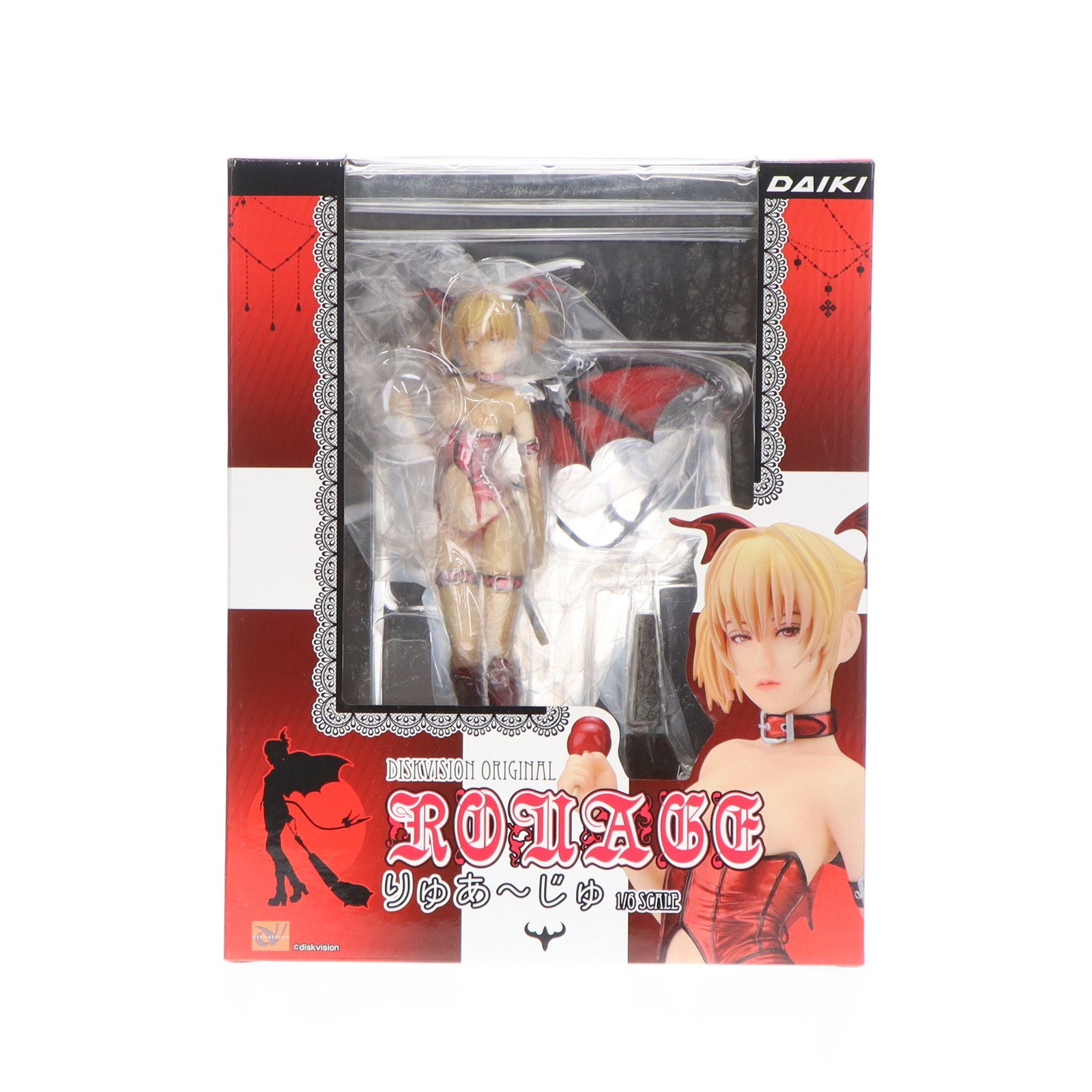 【中古即納】[FIG] ROUGAE(りゅあーじゅ) 「diskvision original」1/6PVC塗装済み完成品 フィギュア ダイキ工業(20110118)