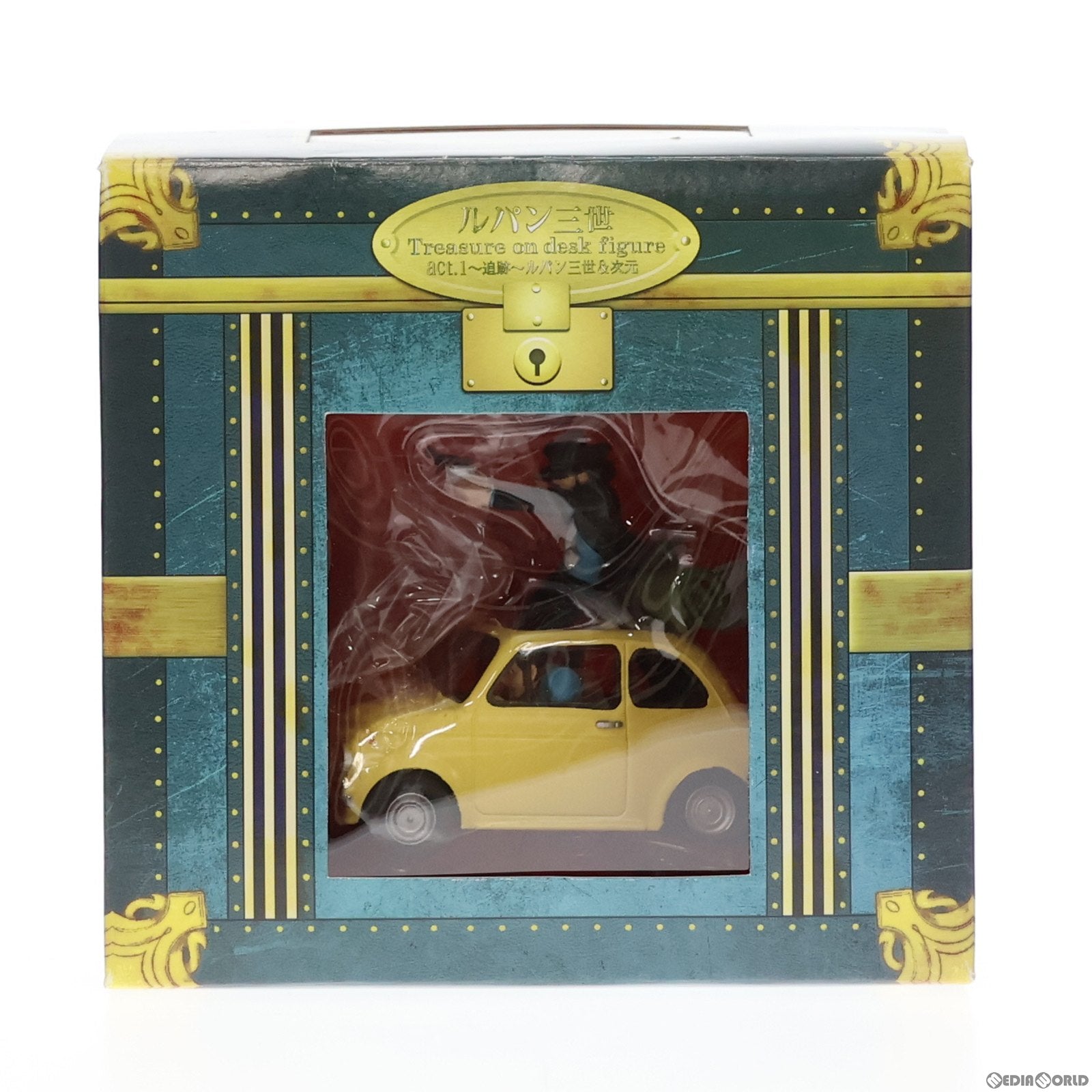 【中古即納】[FIG] トレジャーオンデスク act.1 ～追跡～ ルパン三世&次元 ルパン三世 カリオストロの城 完成品 フィギュア ダイブ(20121201)
