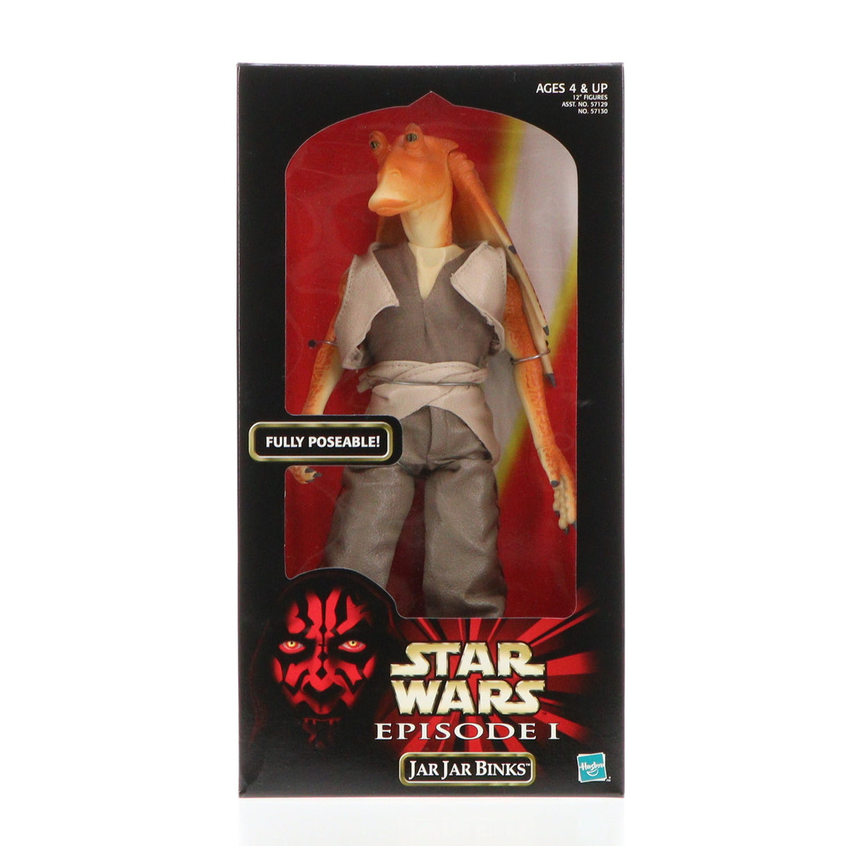 【中古即納】[FIG] スター・ウォーズ 12インチフィギュア ジャー・ジャー・ビンクス STAR WARS エピソード1/ファントム・メナス 完成品 可動フィギュア トミー(19991231)