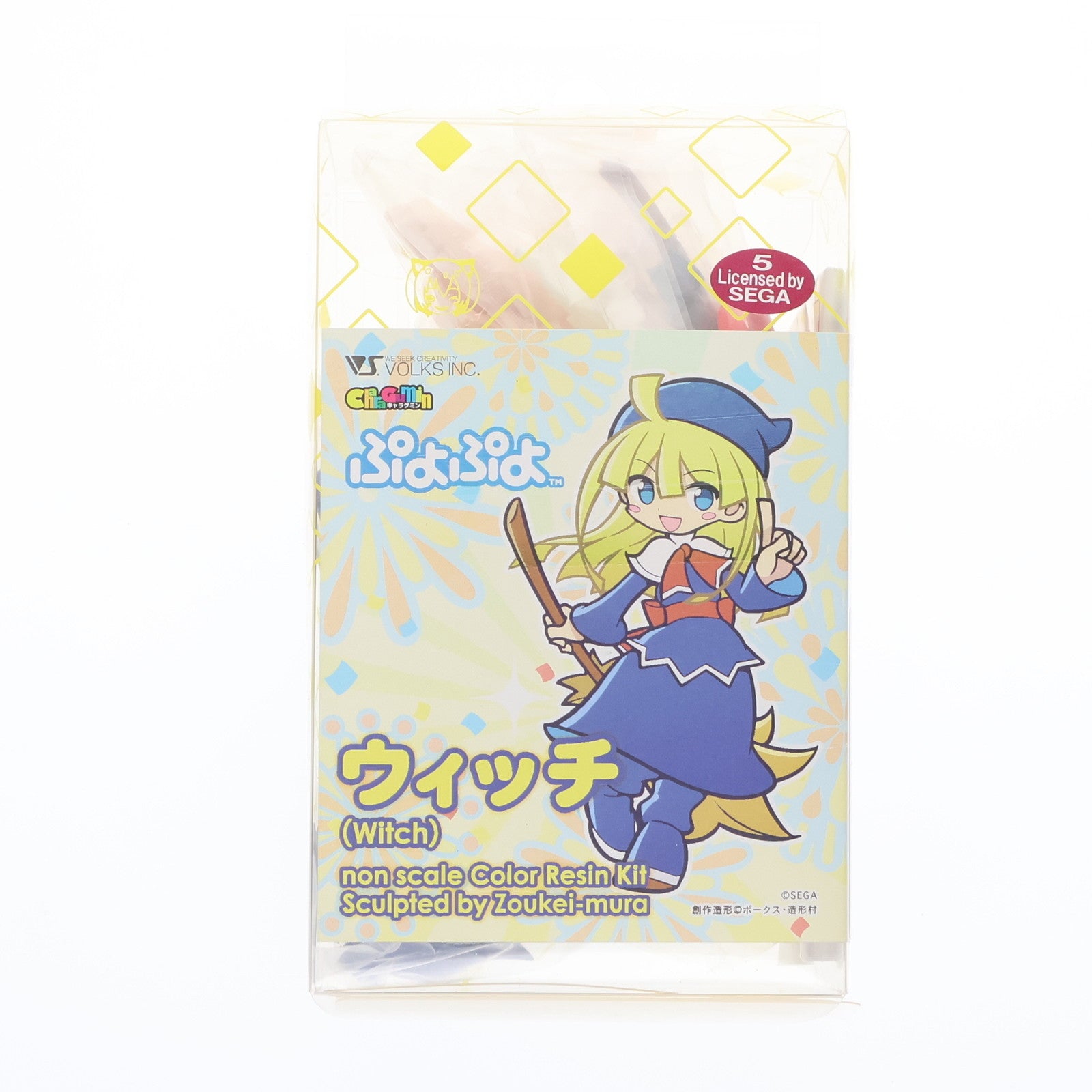 【中古即納】[FIG] キャラグミン ウィッチ 「ぷよぷよ」 カラーレジンキャストキット ボークスショップ&ホビー天国ウェブ限定 フィギュア ボークス(20161119)