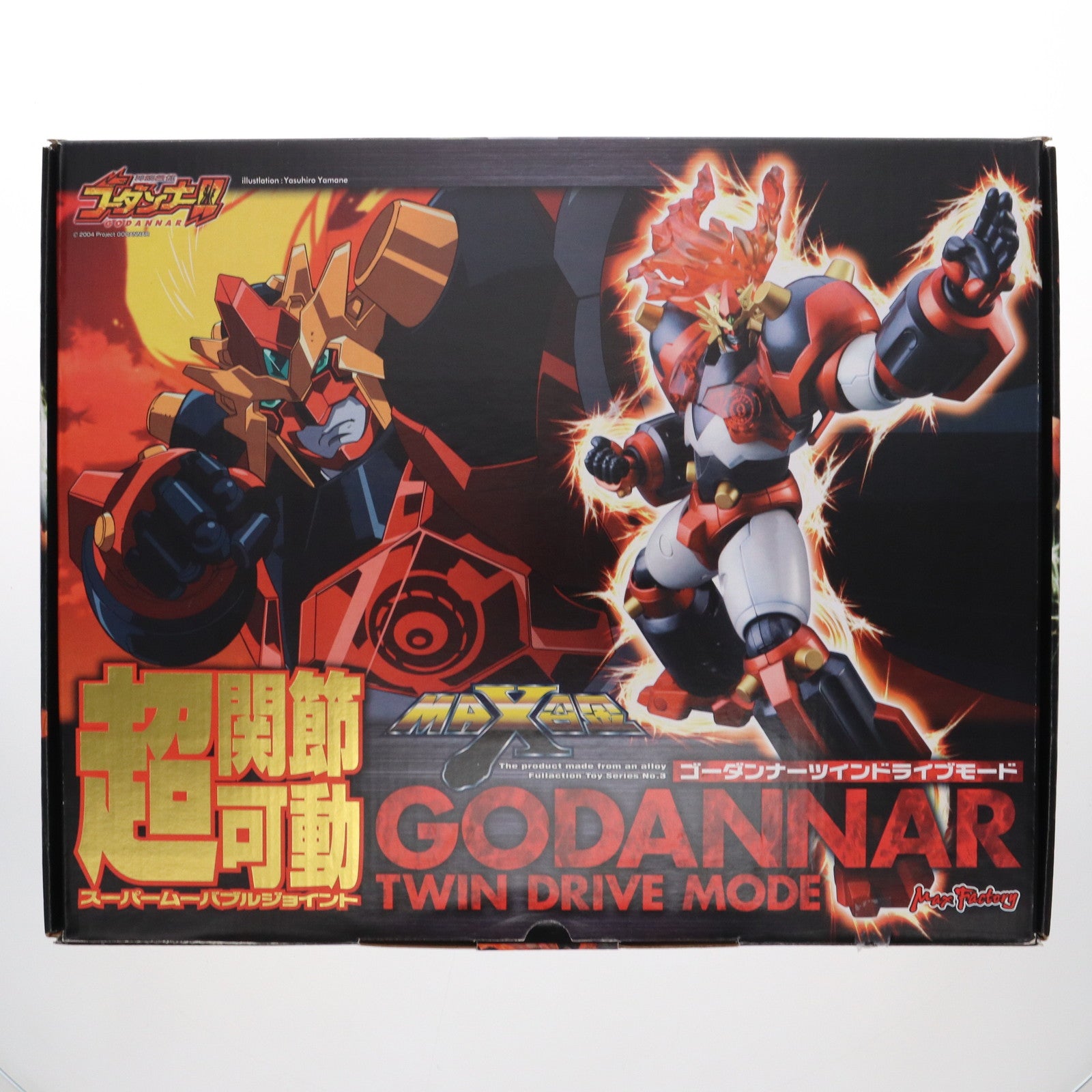 【中古即納】[FIG] MAX合金 ゴーダンナー ツインドライブモード 神魂合体ゴーダンナー!! 完成品 可動フィギュア マックスファクトリー(20060228)