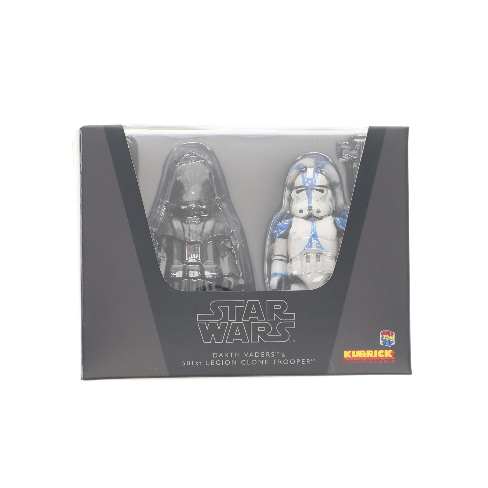 【中古即納】[FIG] KUBRICK(キューブリック) No.310 ダース・ベイダー&501部隊 クローントルーパー(2体セット) STAR WARS(スター・ウォーズ) エピソード2/クローンの攻撃 完成品 可動フィギュア メディコムトイ(20121031)