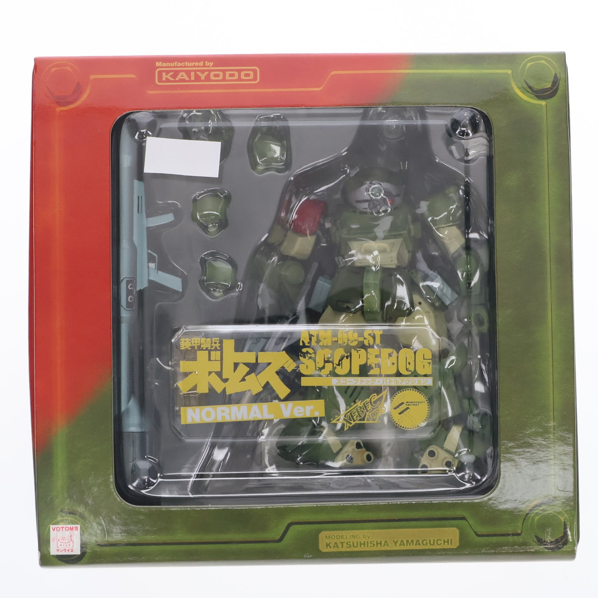 【中古即納】[FIG] スコープドッグ バトルアクション ノーマルVer. 装甲騎兵ボトムズ 完成品 可動フィギュア 海洋堂(20011114)