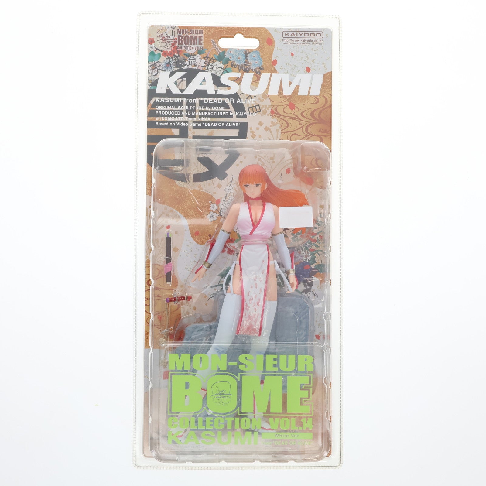 【中古即納】[FIG] BOME COLLECTION VOL.14 KASUMI(霞/かすみ) WHITE Ver デッド オア アライブ 完成品 フィギュア 海洋堂(20060825)