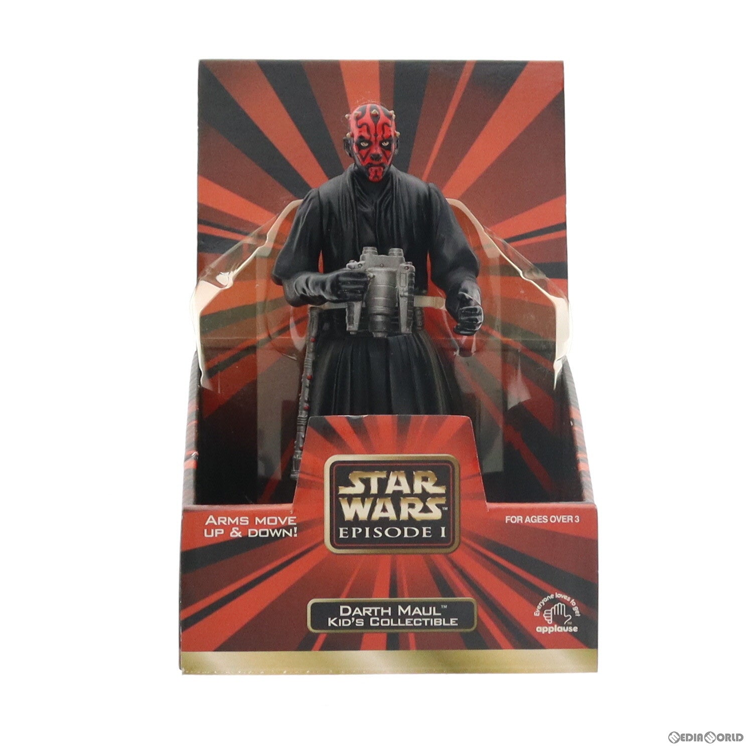 【中古即納】[FIG] スター・ウォーズ KID'S COLLECTIBLE ダース・モール STAR WARS エピソード1/ファントム・メナス 完成品 可動フィギュア APPLAUSE(アプローズ)(19991231)