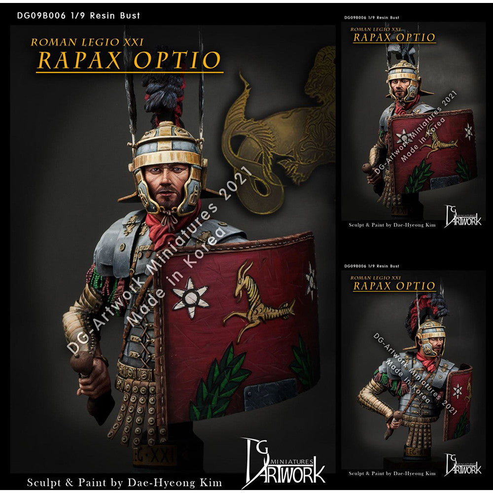 【新品即納】[FIG] (再販) 第21ローマ軍団 ラパクス 百人副長(バスト) 1/9 レジン製組立キット フィギュア(DG09B006) DG Artwork(DGアートワーク) (20240731)
