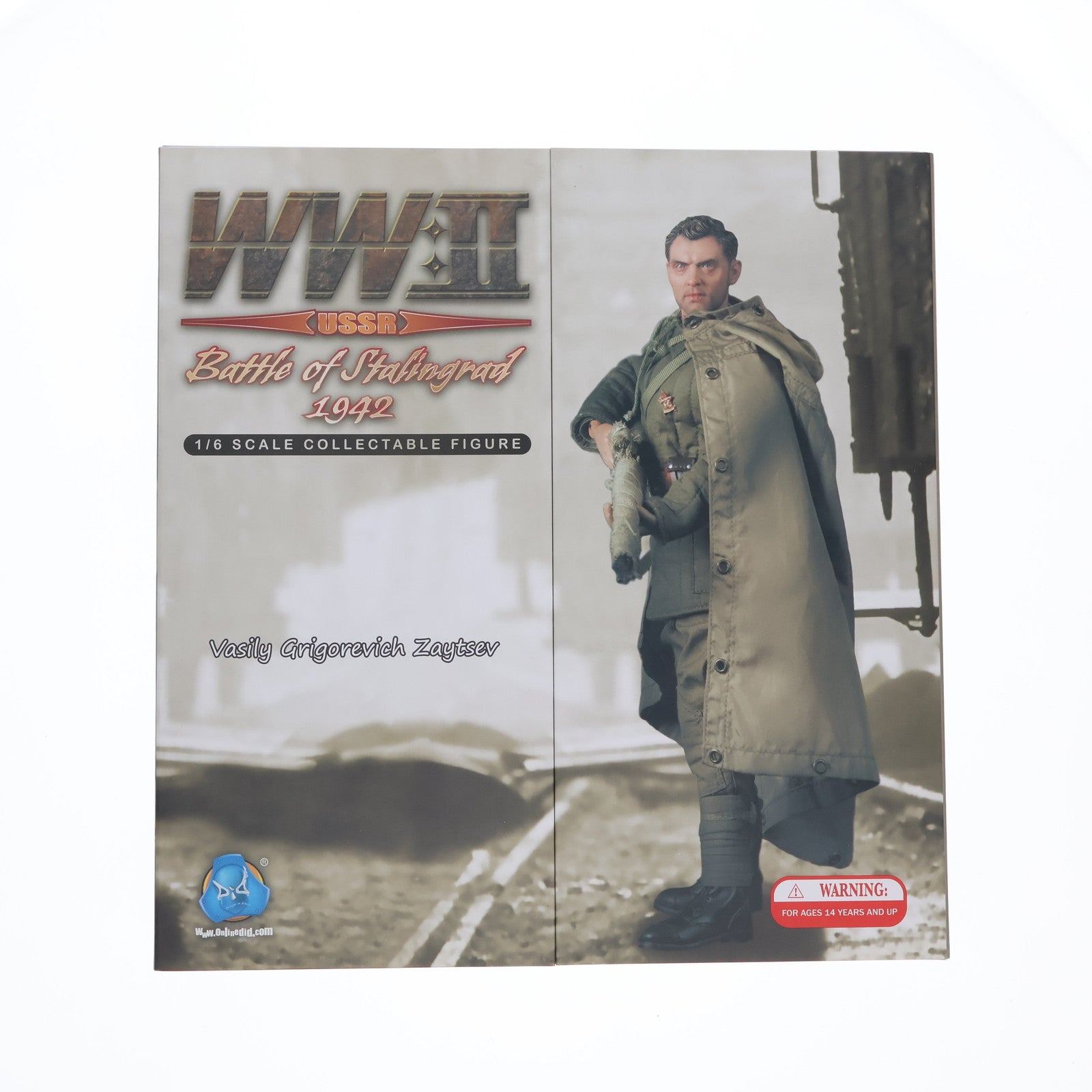 【中古即納】[FIG] WWII ソビエト軍 狙撃兵 ヴァシリ・グリゴーリエヴィチ・ザイツェフ スターリングラード攻防戦 1942 1/6 アクション フィギュア(R80072) DiD(20100630)