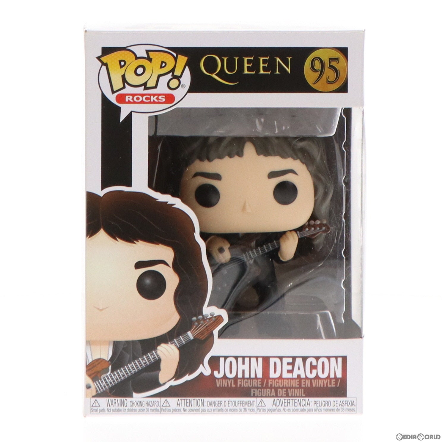 【中古即納】[FIG] POP! Rocks Series #95 John Deacon-ジョン・ディーコン- QUEEN(クイーン) 完成品 フィギュア FUNKO(ファンコ)(20190102)