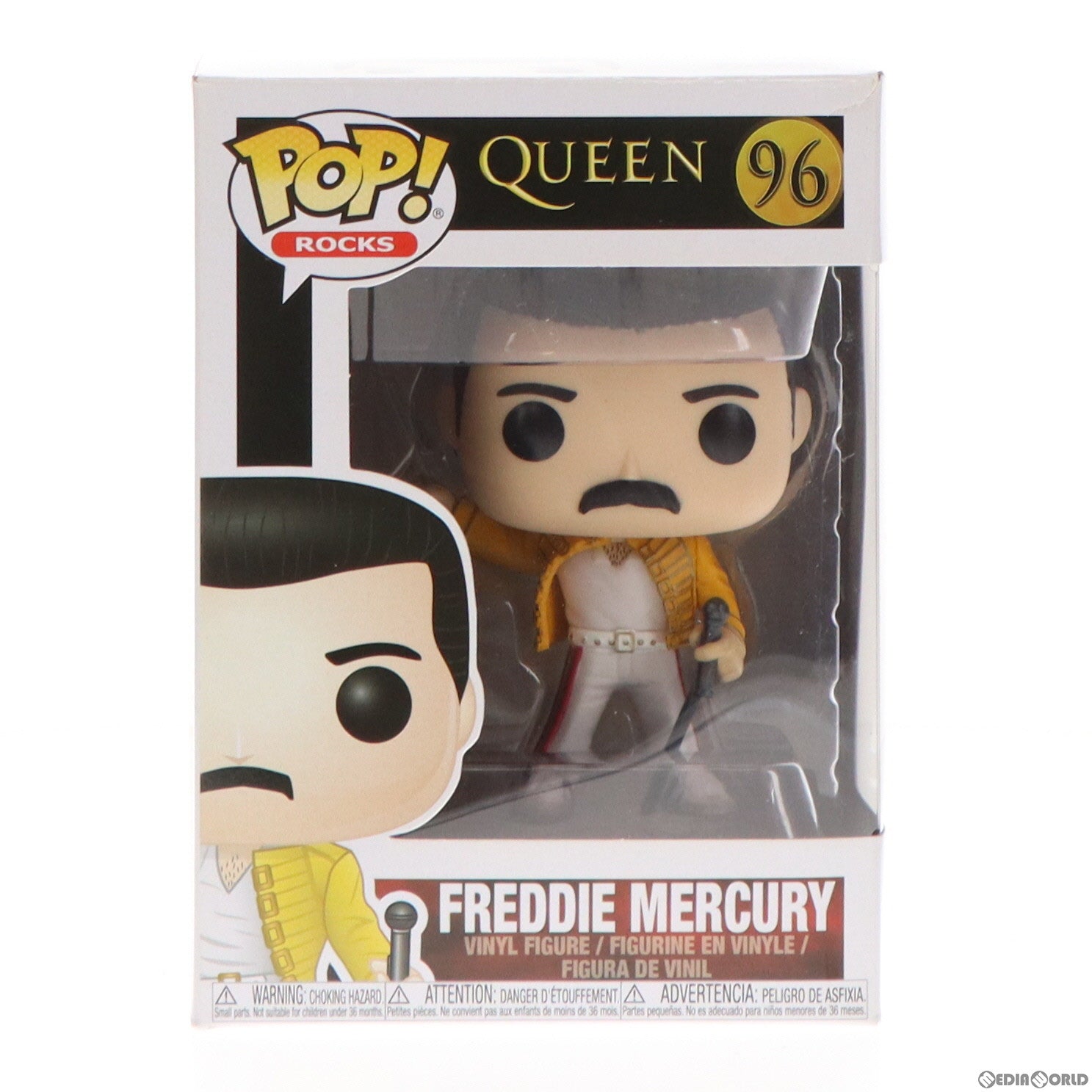 【中古即納】[FIG] POP! Rocks Series #96 Freddie Mercury-フレディ・マーキュリー- QUEEN(クイーン) 完成品 フィギュア FUNKO(ファンコ)(20190102)