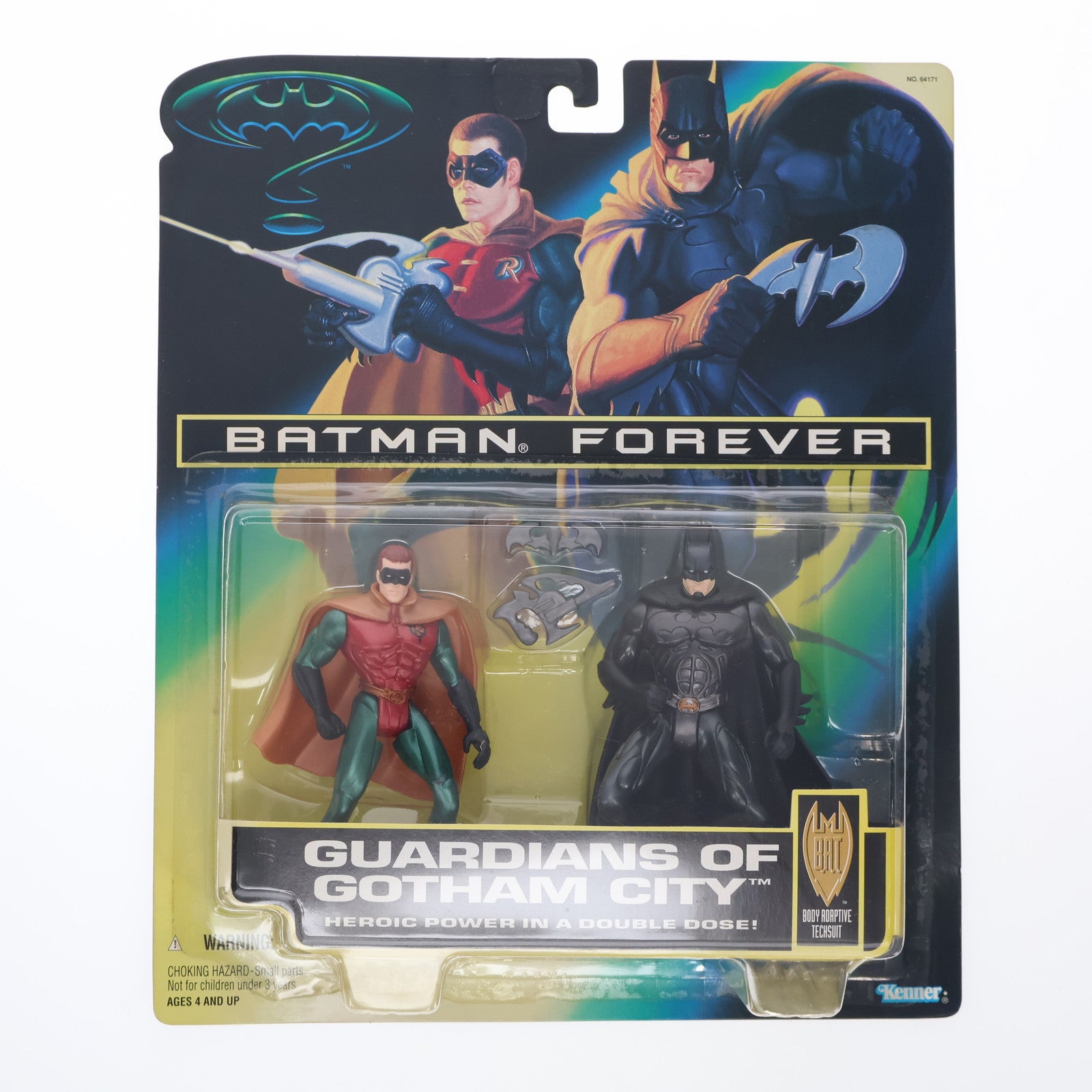 【中古即納】[FIG] GUARDIANS OF GOTHAM CITY (バットマン&ロビン) 「バットマン フォーエヴァー」 アクション フィギュア(64171) Kenner(19991231)