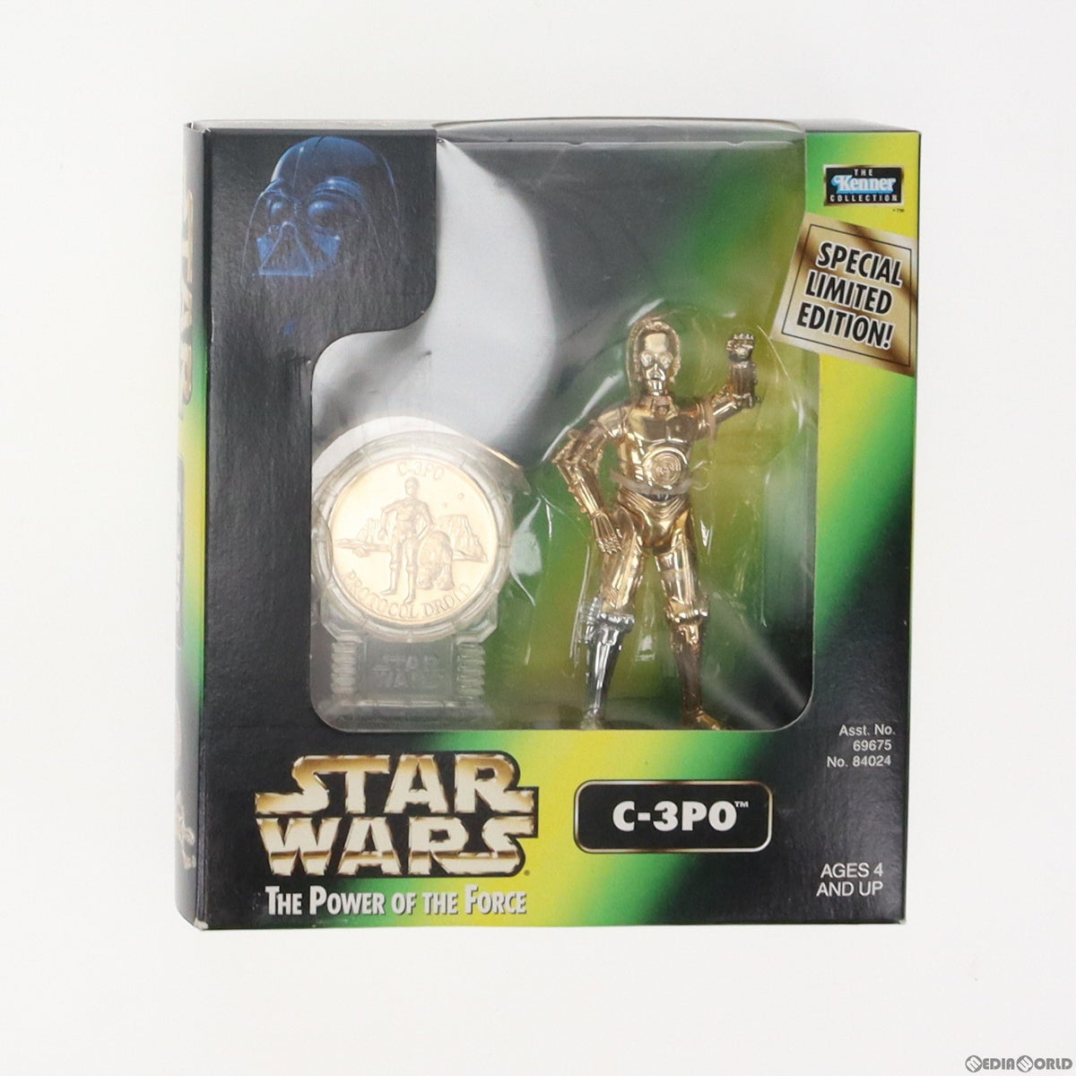 【中古即納】[FIG] C-3PO STAR WARS(スター・ウォーズ) パワー・オブ・ザ・フォース SPECIAL LIMITED EDITION NEW MILLENNIUM MINTED COIN COLLECTION 完成品 可動フィギュア Kenner(ケナー)(19991231)
