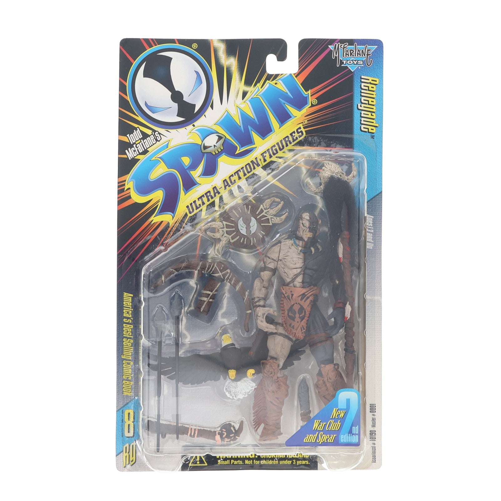 【中古即納】[FIG] スポーン・ウルトラ・アクションフィギュア シリーズ8 レネゲード リペイント版 SPAWN 完成品 可動フィギュア マクファーレン・トイズ(19991231)