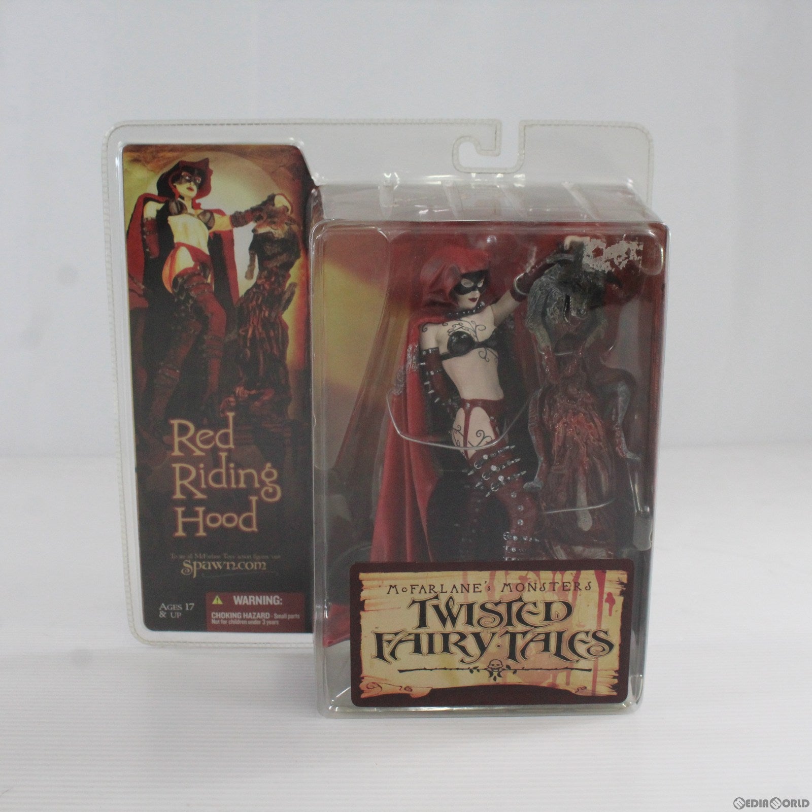 【中古即納】[FIG] マクファーレンズ モンスターズ シリーズ4 ツイステッドフェアリーテイルズ Red Riding Hood -赤ずきん- 完成品 可動フィギュア マクファーレントイズ(19991231)