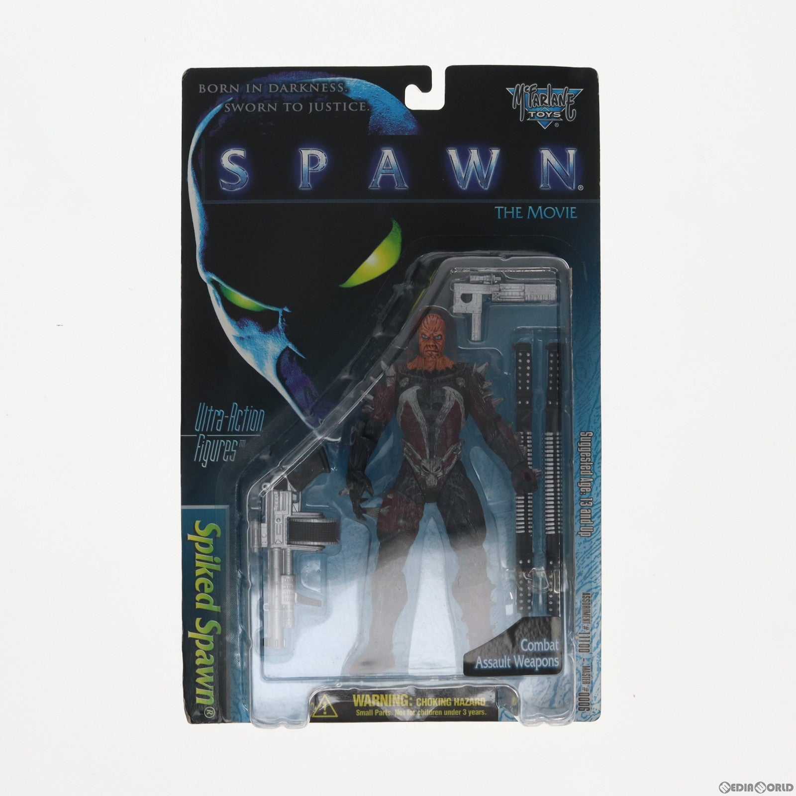 【中古即納】[FIG] ウルトラアクションフィギュア スポーン ノーマスクVer. SPAWN THE MOVIE(スポーン ザ・ムービー) 完成品 可動フィギュア(0006) マクファーレン・トイズ(19991231)