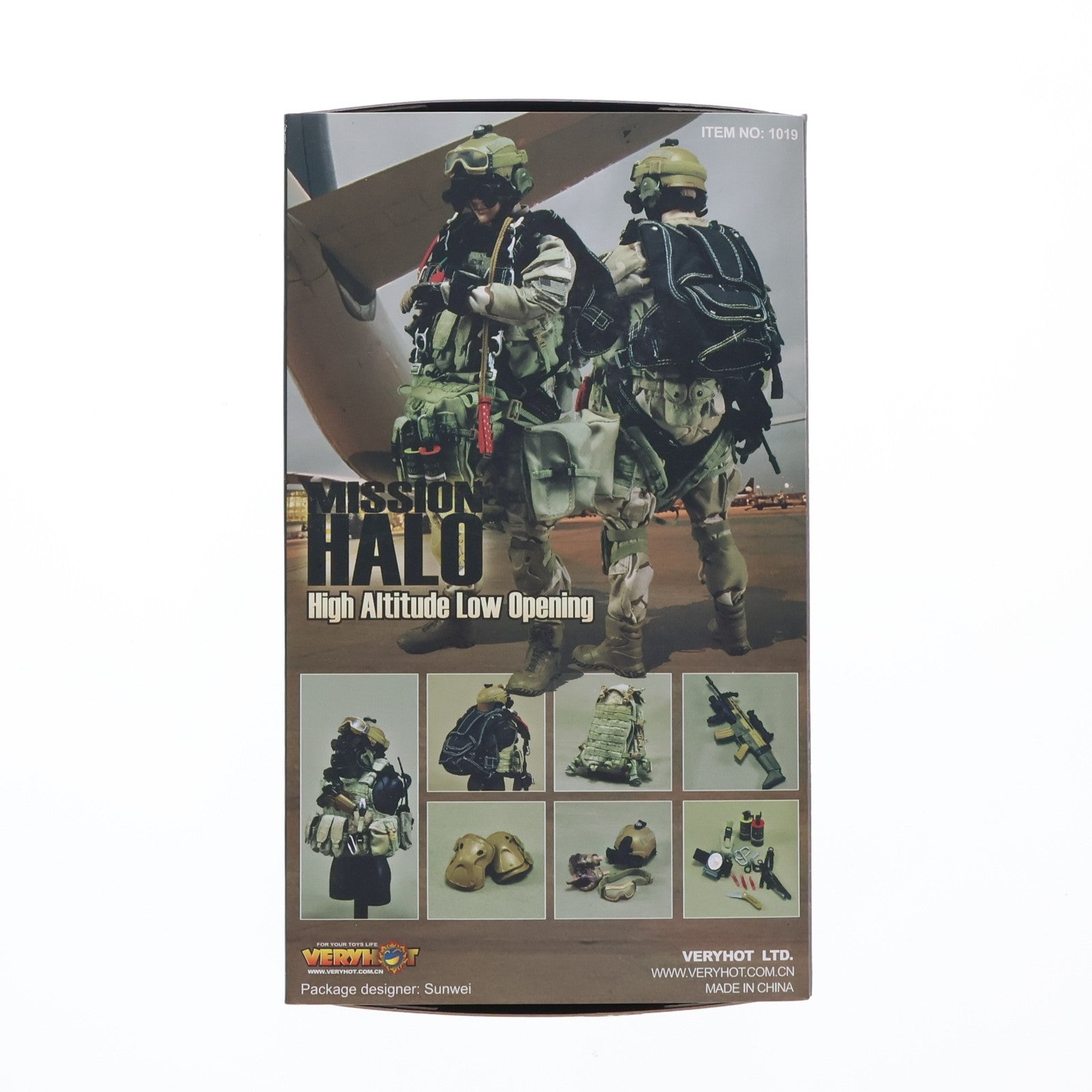 【中古即納】[FIG] HALO MISSION コスチュームセット 1/6 完成品 フィギュア用アクセサリ VERY HOT(ベリーホット)(20120809)