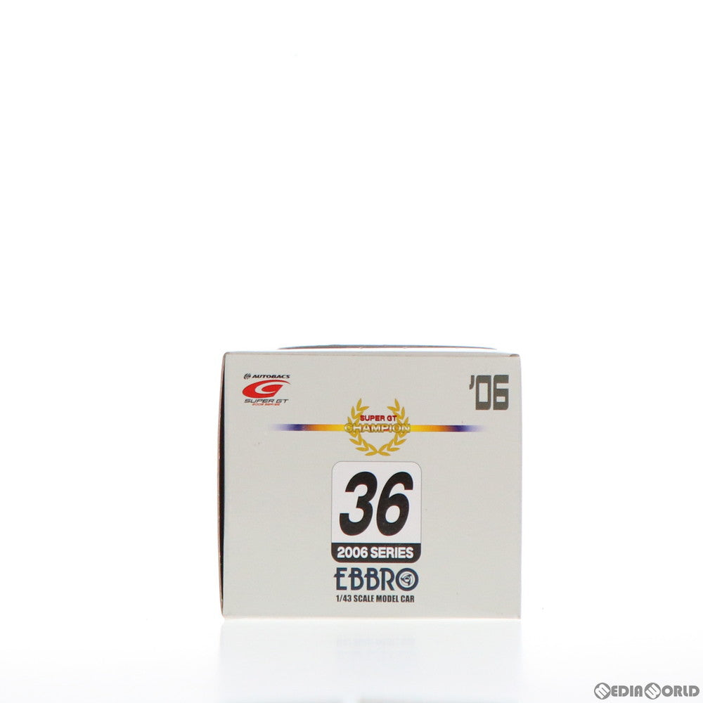 【中古即納】[FIG] オートバックス SUPER GT 2006シリーズ 1/43 OPEN INTERFACE TOM'S SC430 CHAMPION CAR BRIDGESTONE #36(シルバー×レッド) 完成品 ミニカー(43883) EBBRO(エブロ) (20070320)