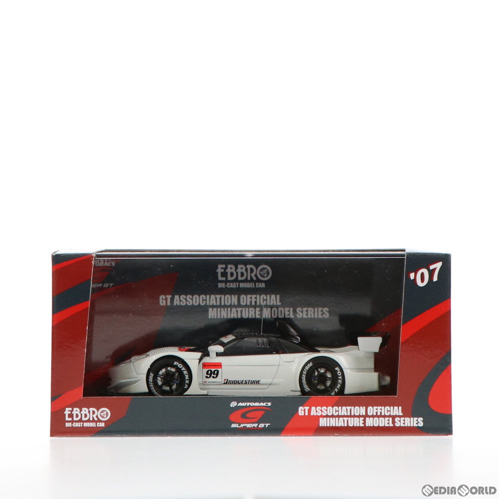 【中古即納】[FIG] オートバックス SUPER GT500 2007シリーズ 1/43 NSX TEST CAR BRIDGESTONE #99(ホワイト) 完成品 ミニカー(43922/922) EBBRO(エブロ) (20070720)