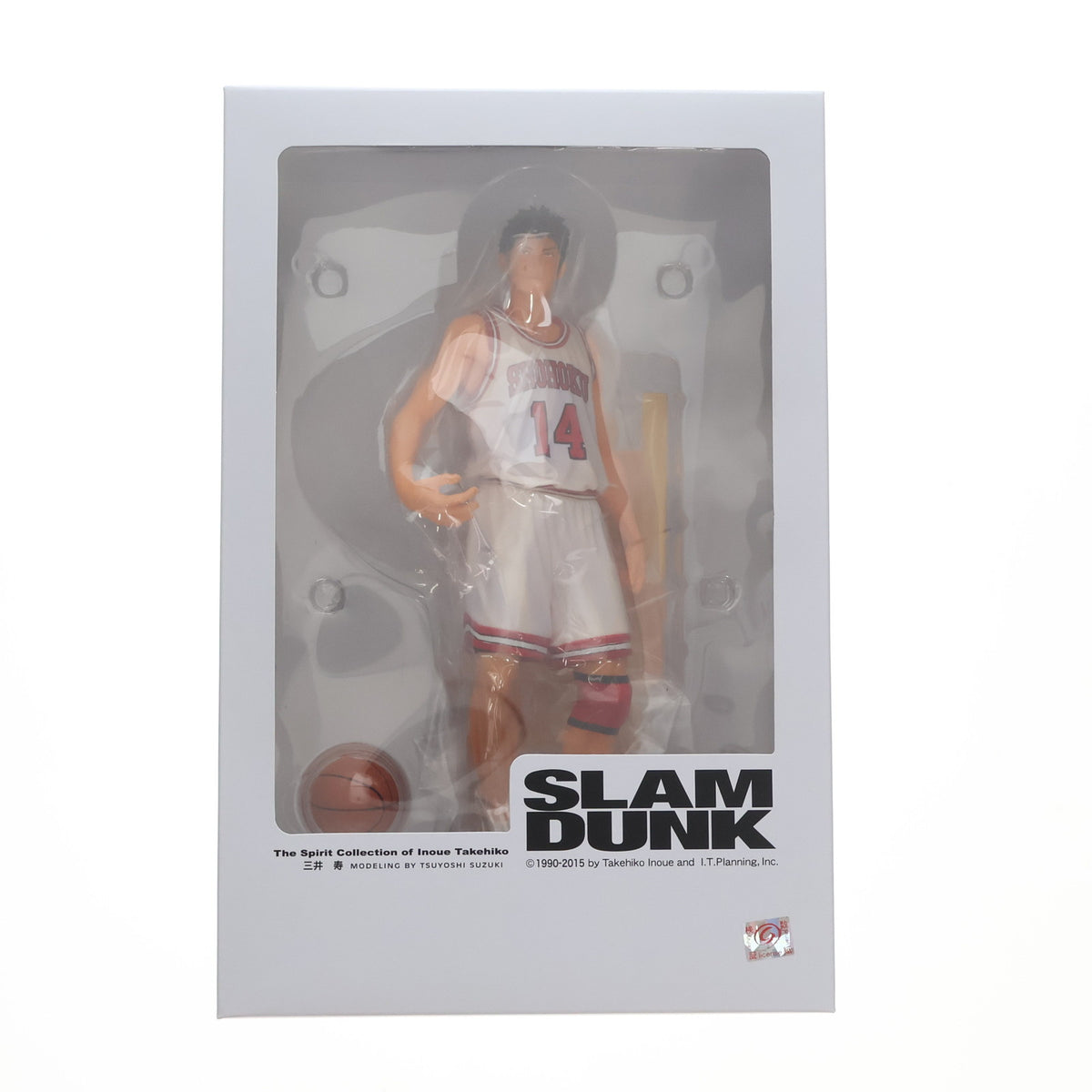 【中古即納】[FIG] The Spirit Collection of Inoue Takehiko SLAM DUNK(スラムダンク) 三井寿(みついひさし) 白ユニフォームVer. 完成品 フィギュア エムアイシー(20160430)
