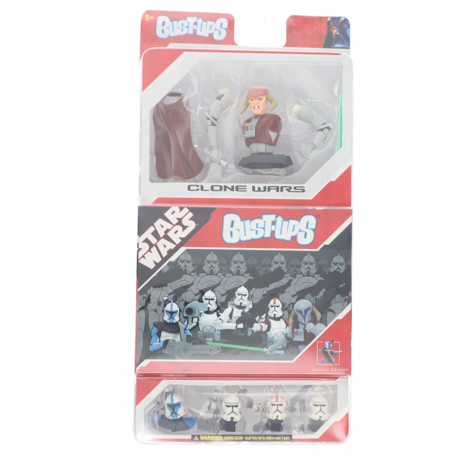 【中古即納】[FIG] スター・ウォーズ バスト・アップス サシー・ティン&クローントルーパー部隊 STAR WARS クローン大戦 完成品 フィギュア ジェントル・ジャイアント(19991231)
