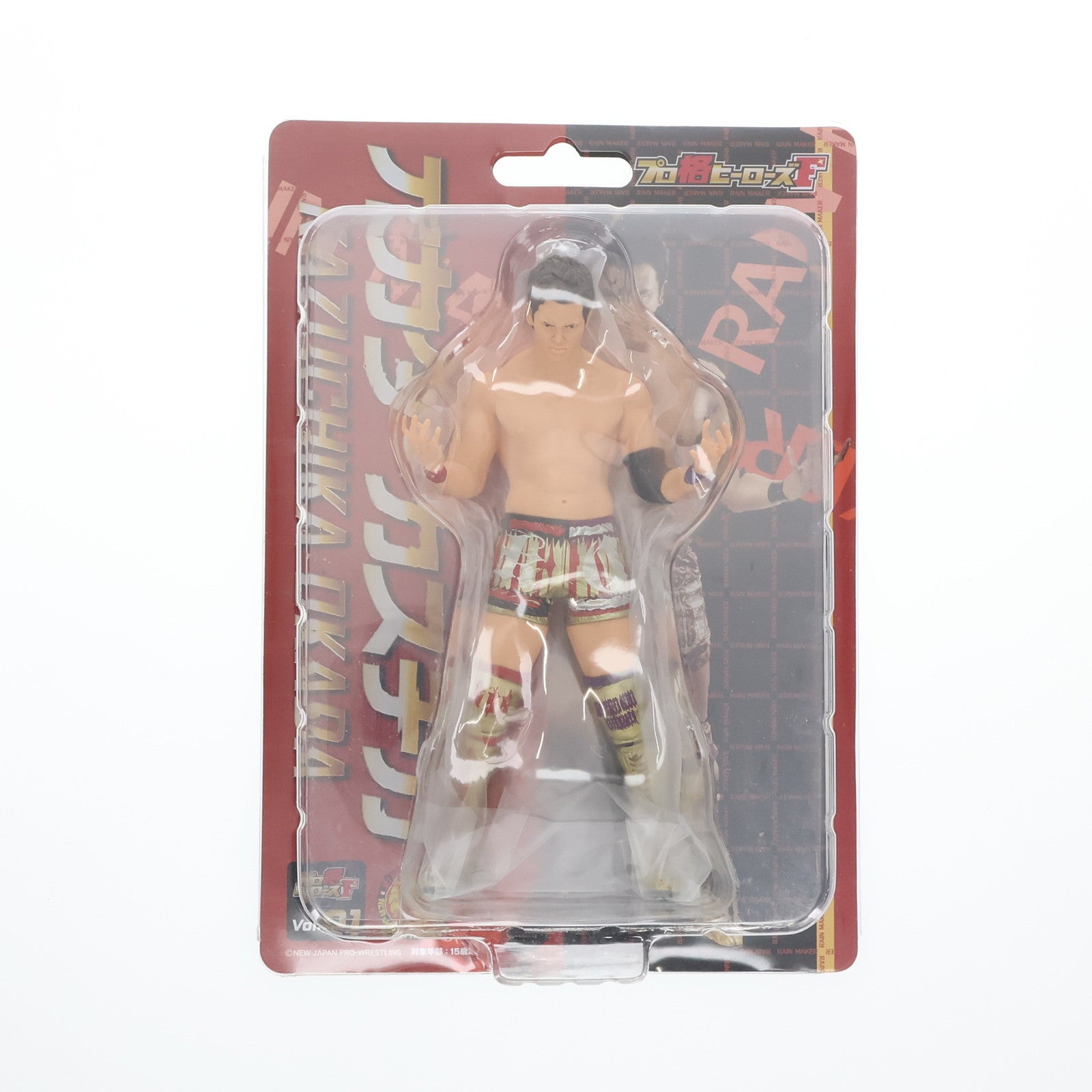 【中古即納】[FIG] オカダ・カズチカ 「新日本プロレス」 プロ格ヒーローズF 1/11 PVC製塗装済み完成品 フィギュア ときめきドットコム(20150628)