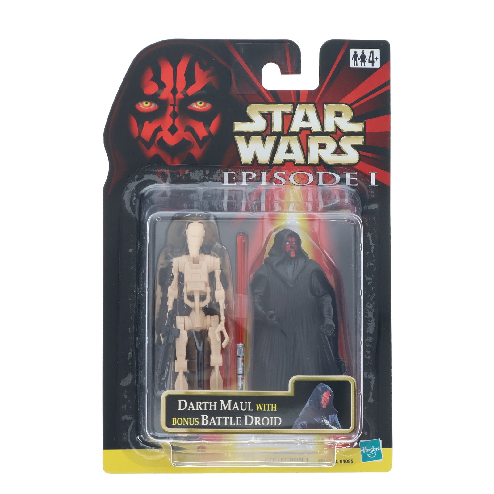 【中古即納】[FIG] スター・ウォーズ ベーシックフィギュア ダース・モール With バトル・ドロイド STAR WARS エピソード1/ファントム・メナス 完成品 可動フィギュア ハズブロ(19991231)