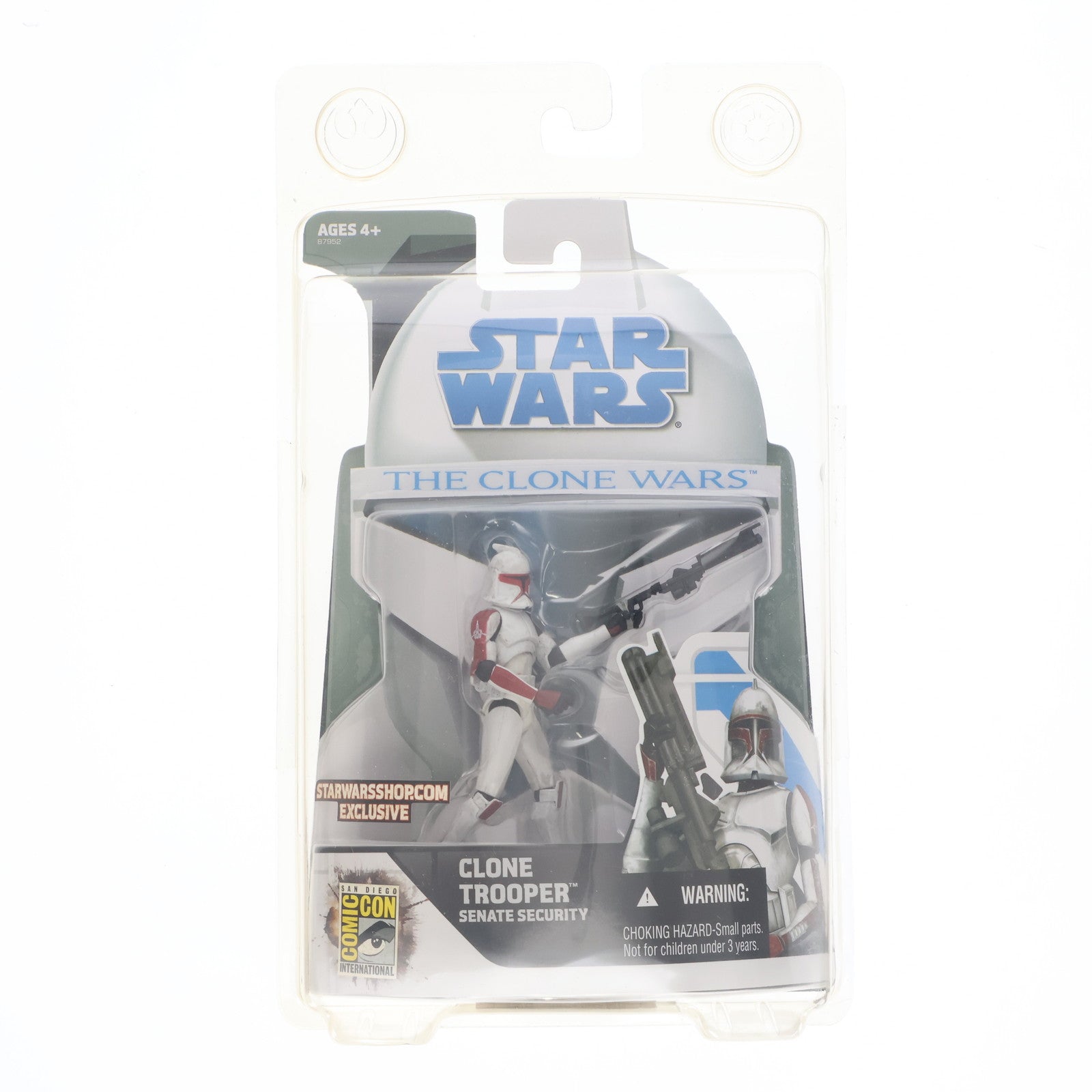 【中古即納】[FIG] STAR WARS(スター・ウォーズ) クローン・ウォーズ ベーシックフィギュア CLONE TROOPER(クローン・トルーパー) SENATE SECURITY 完成品 可動フィギュア SDCC&STARWARSSHOP.COM限定 ハズブロ(19991231)