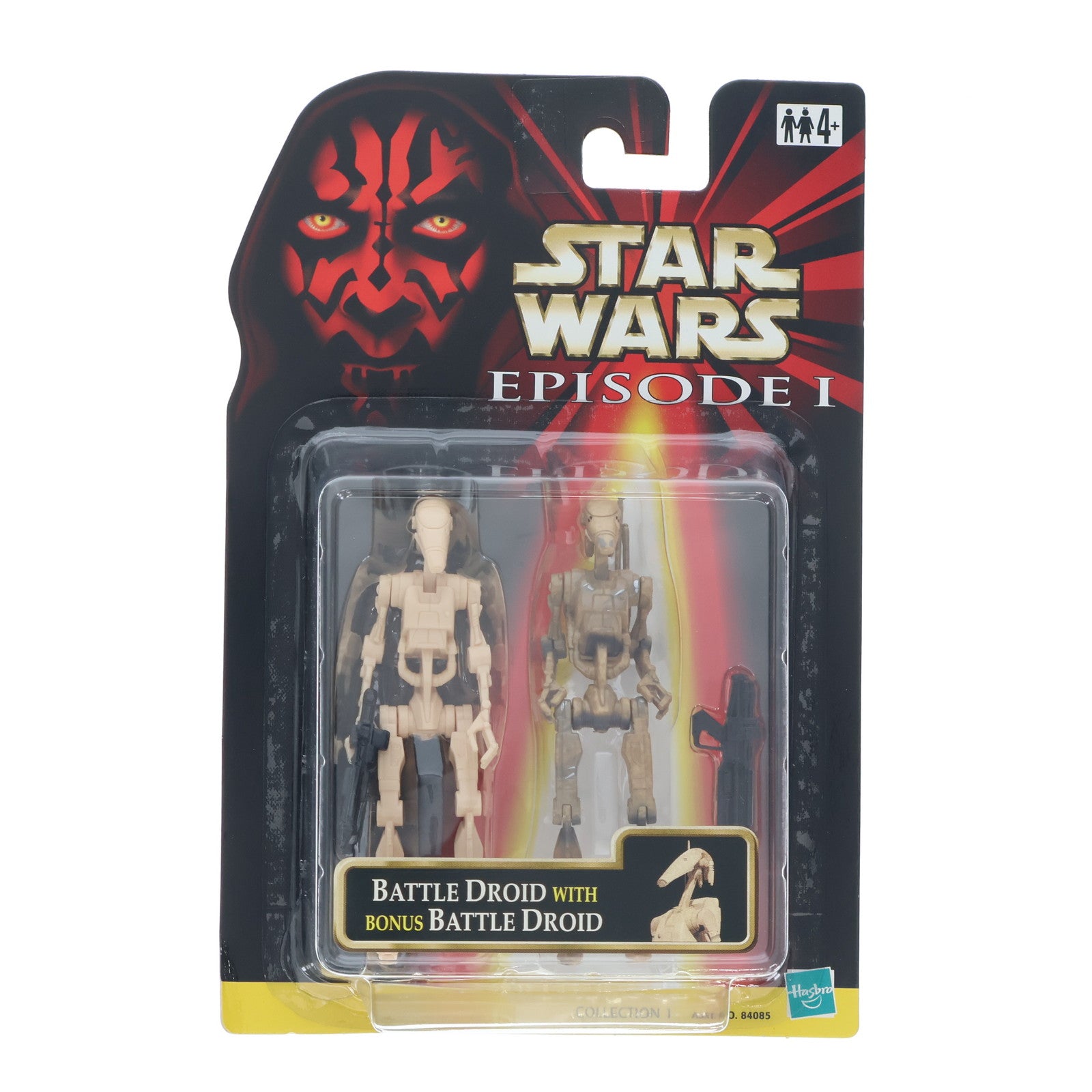【中古即納】[FIG] スター・ウォーズ ベーシックフィギュア コレクション1 BATTLE DROID WITH BONUS BATTLE DROID -バトル・ドロイド&ボーナス バトル・ドロイド- STAR WARS エピソード1/ファントム・メナス 完成品 可動フィギュア ハズブロ(19991231)