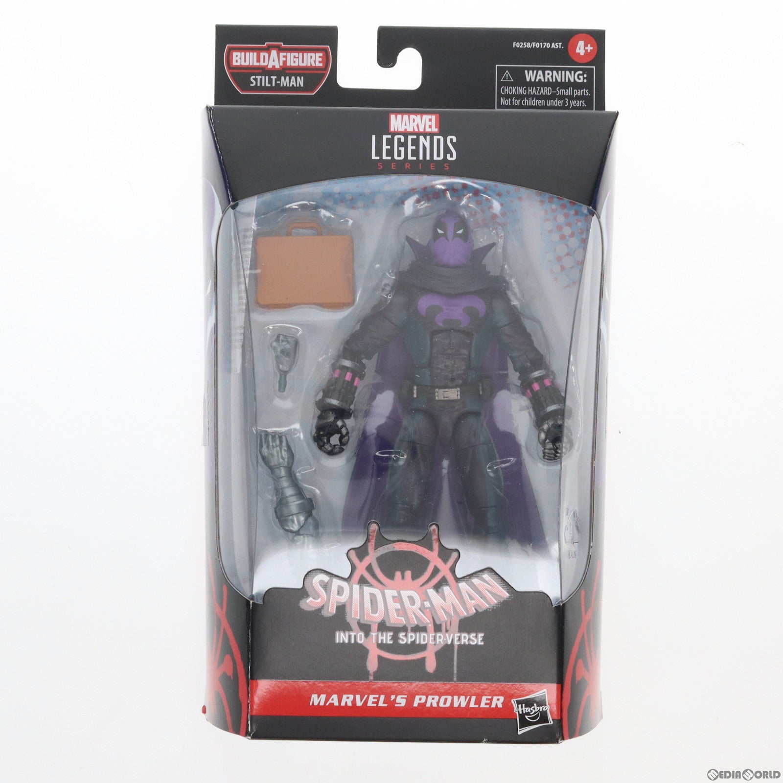【中古即納】[FIG] ハズブロアクションフィギュア 6インチ レジェンド プラウラー スパイダーマン:スパイダーバース シリーズ1.0 完成品 可動フィギュア(F0258/F0170) ハズブロ(20211231)