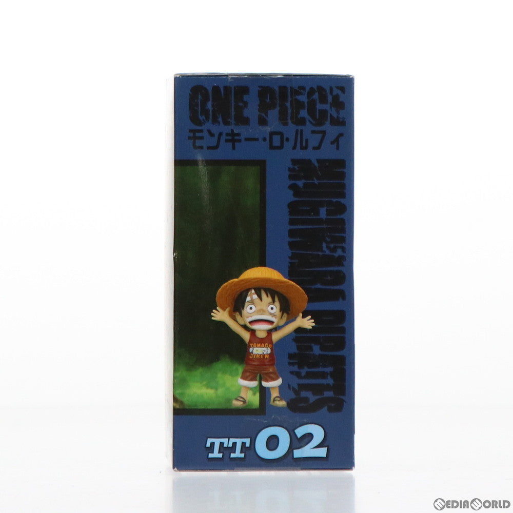 【中古即納】[FIG] ルフィ(タマゴ事件) ワンピース ワールドコレクタブルフィギュア〜文字絵文字タンクトップver.〜 TT02 ONE PIECE プライズ バンプレスト(20120420)