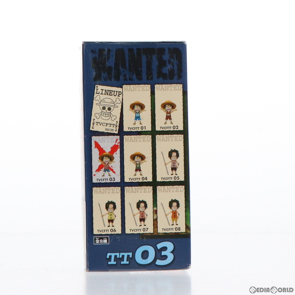 【中古即納】[FIG] ルフィ(朝顔) ワンピース ワールドコレクタブルフィギュア〜文字絵文字タンクトップver.〜 TT03 ONE PIECE プライズ バンプレスト(20120420)