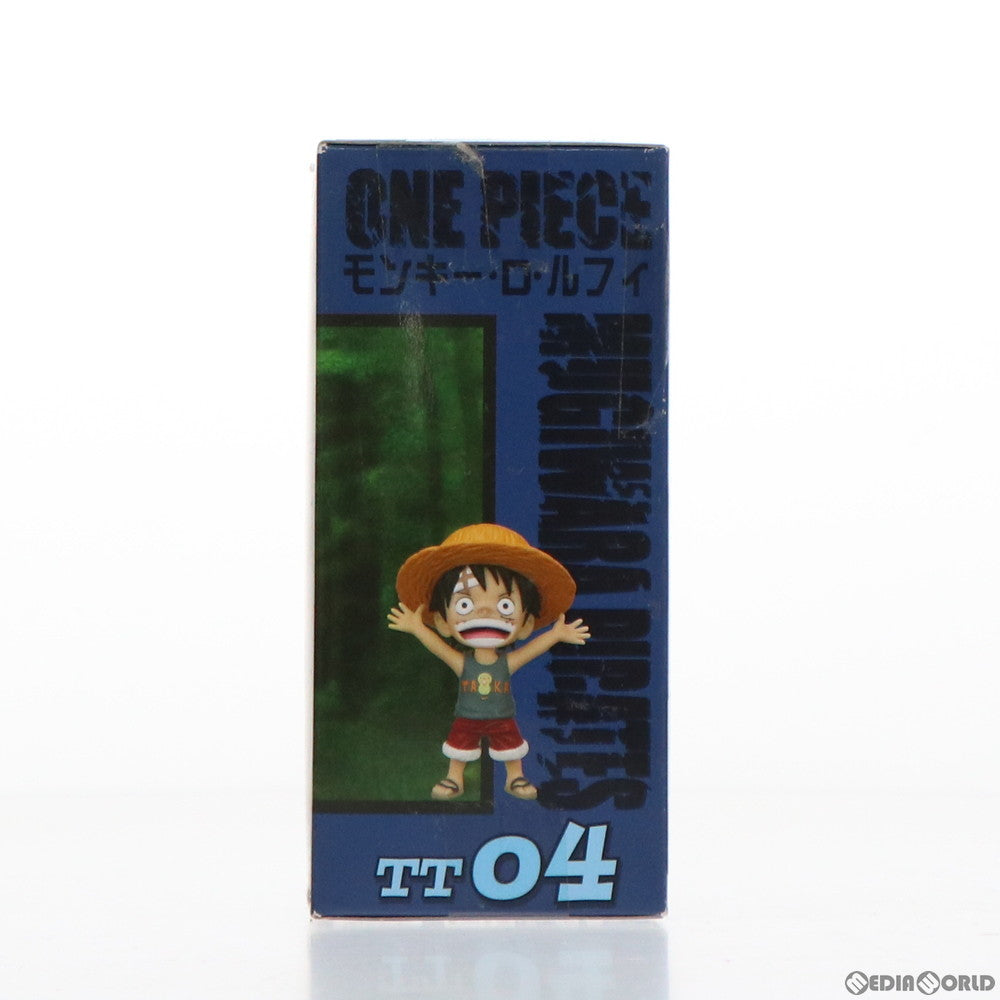 【中古即納】[FIG] ルフィ(タピオカ) ワンピース ワールドコレクタブルフィギュア〜文字絵文字タンクトップver.〜 TT04 ONE PIECE プライズ バンプレスト(20120420)