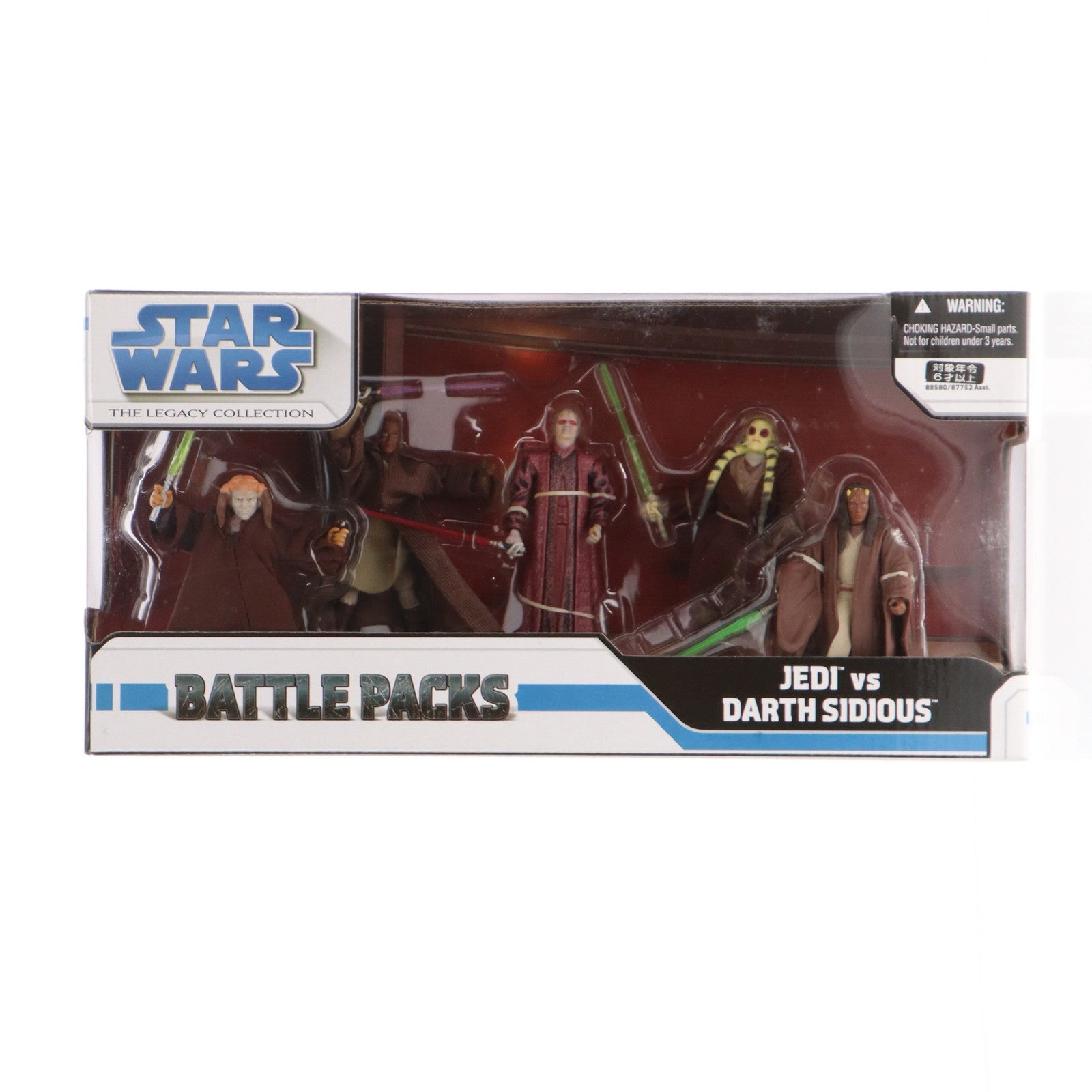 【中古即納】[FIG] ジェダイvsダース・シディアス(NEWパッケージ) 5体セット 「スター・ウォーズ」 レガシーコレクション バトルパック フィギュア(89580) ハズブロ/トミーダイレクト(20090131)