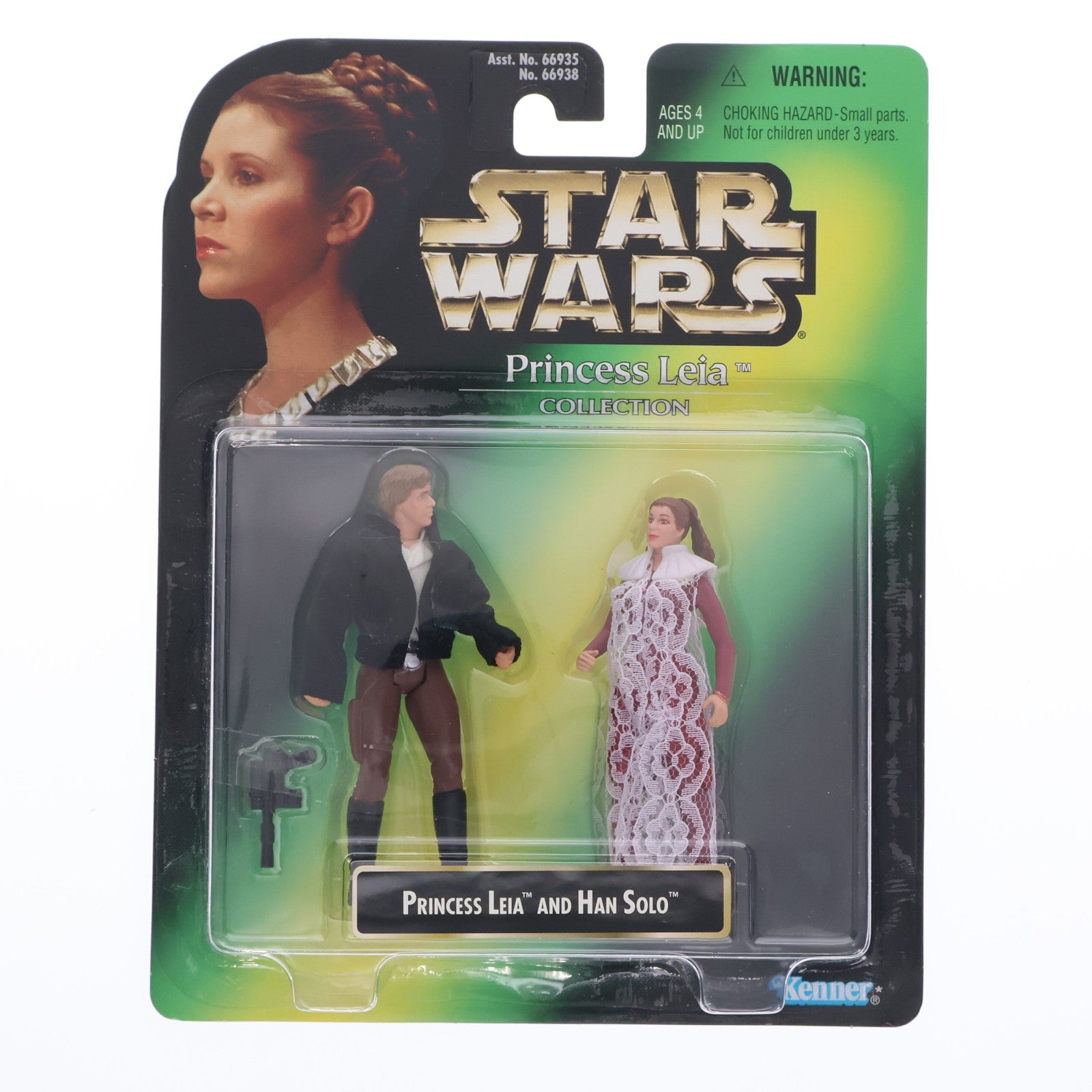 【中古即納】[FIG] スター・ウォーズ プリンセス・レイアコレクション プリンセス・レイア&ハン・ソロ STAR WARS 完成品 可動フィギュア(66938) ハズブロージャパン(19971231)