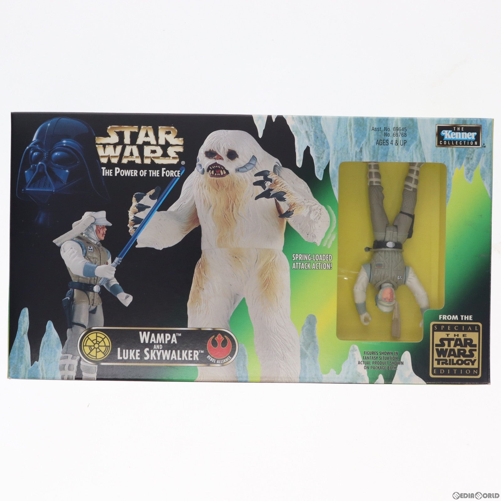 【中古即納】[FIG] スター・ウォーズ クリーチャーフィギュア ワンパandルーク・スカイウォーカー STAR WARS 完成品 可動フィギュア ハズブロ(19991231)