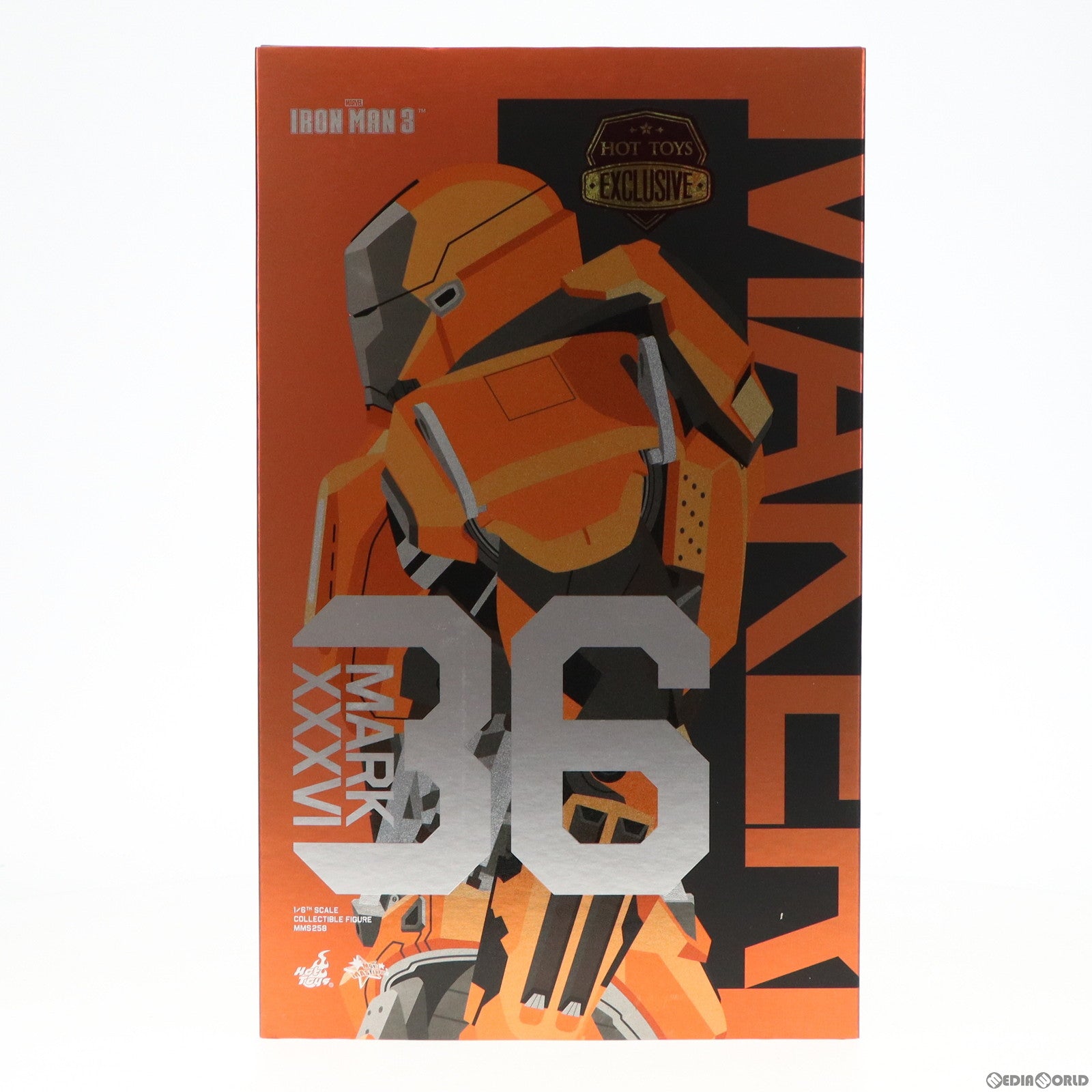【中古即納】[FIG] トイサピエンス限定 ムービー・マスターピース アイアンマン・マーク36(ピースメーカー) アイアンマン3 1/6 完成品 可動フィギュア(MM#258) ホットトイズ(20141031)