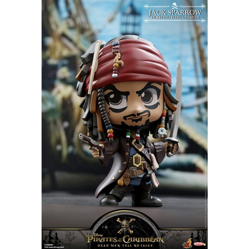 【新品即納】[FIG] (再販) コスベイビー サイズS ジャック・スパロウ(ファイティング・ポーズ版) パイレーツ・オブ・カリビアン/最後の海賊 完成品 フィギュア(COS#373) ホットトイズ(20260331)