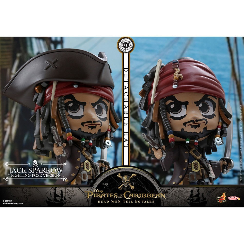 【新品即納】[FIG] (再販) コスベイビー サイズS ジャック・スパロウ(ファイティング・ポーズ版) パイレーツ・オブ・カリビアン/最後の海賊 完成品 フィギュア(COS#373) ホットトイズ(20260331)