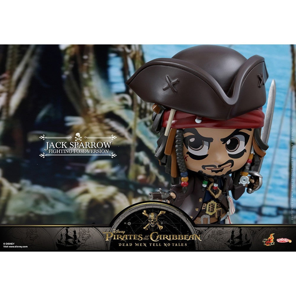 【新品即納】[FIG] (再販) コスベイビー サイズS ジャック・スパロウ(ファイティング・ポーズ版) パイレーツ・オブ・カリビアン/最後の海賊 完成品 フィギュア(COS#373) ホットトイズ(20260331)